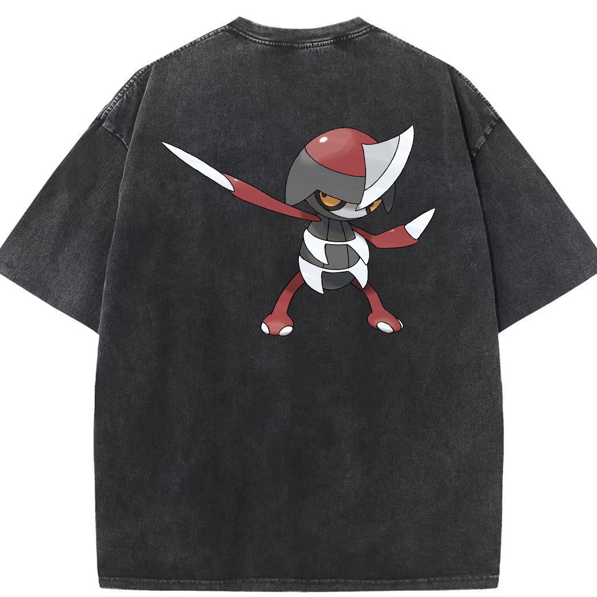 （画像用） ポケットモンスター Pokémon 綿100% ヴィンテージ風 半袖Tシャツ（背面プリント）