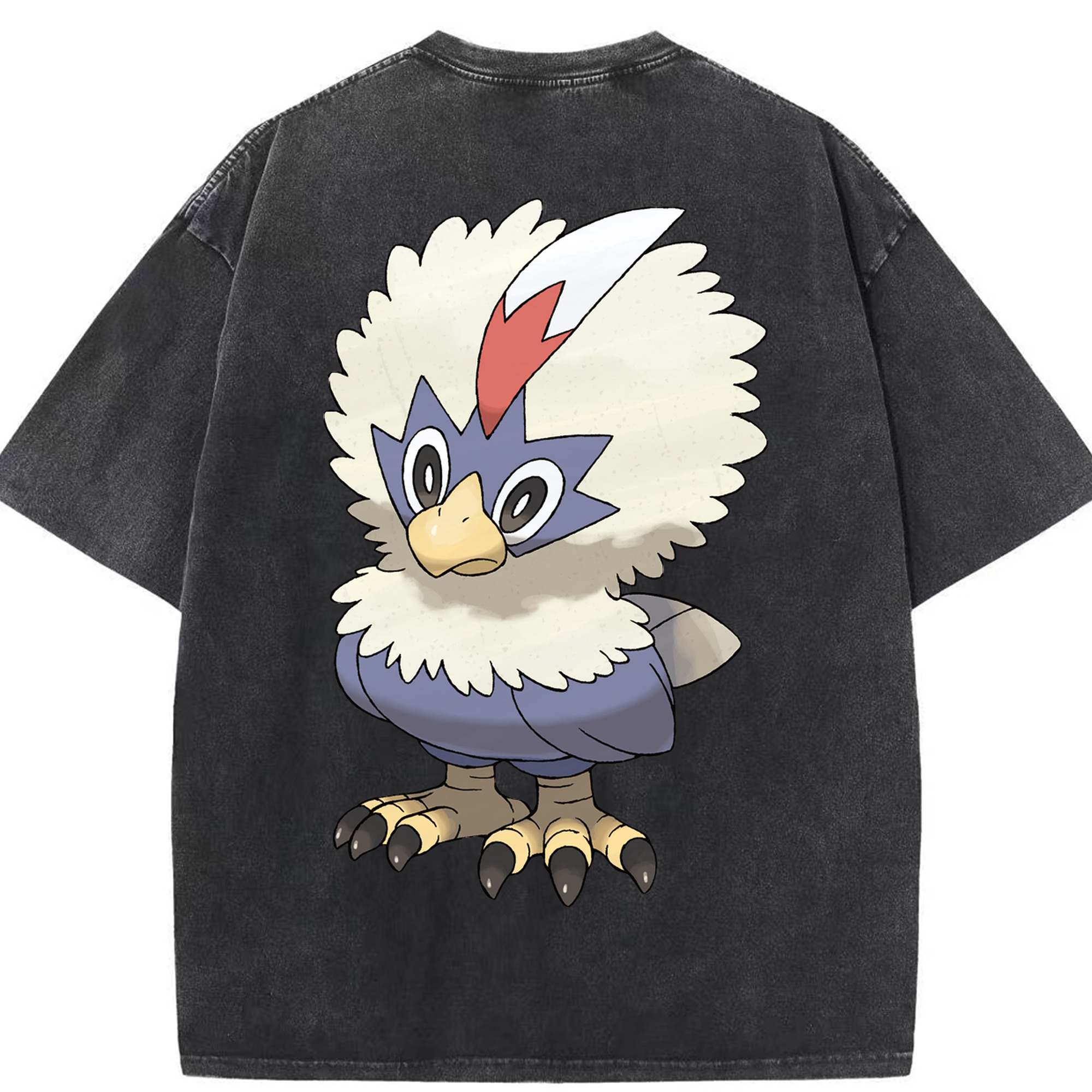 （画像用） ポケットモンスター Pokémon 綿100% ヴィンテージ風 半袖Tシャツ（背面プリント）