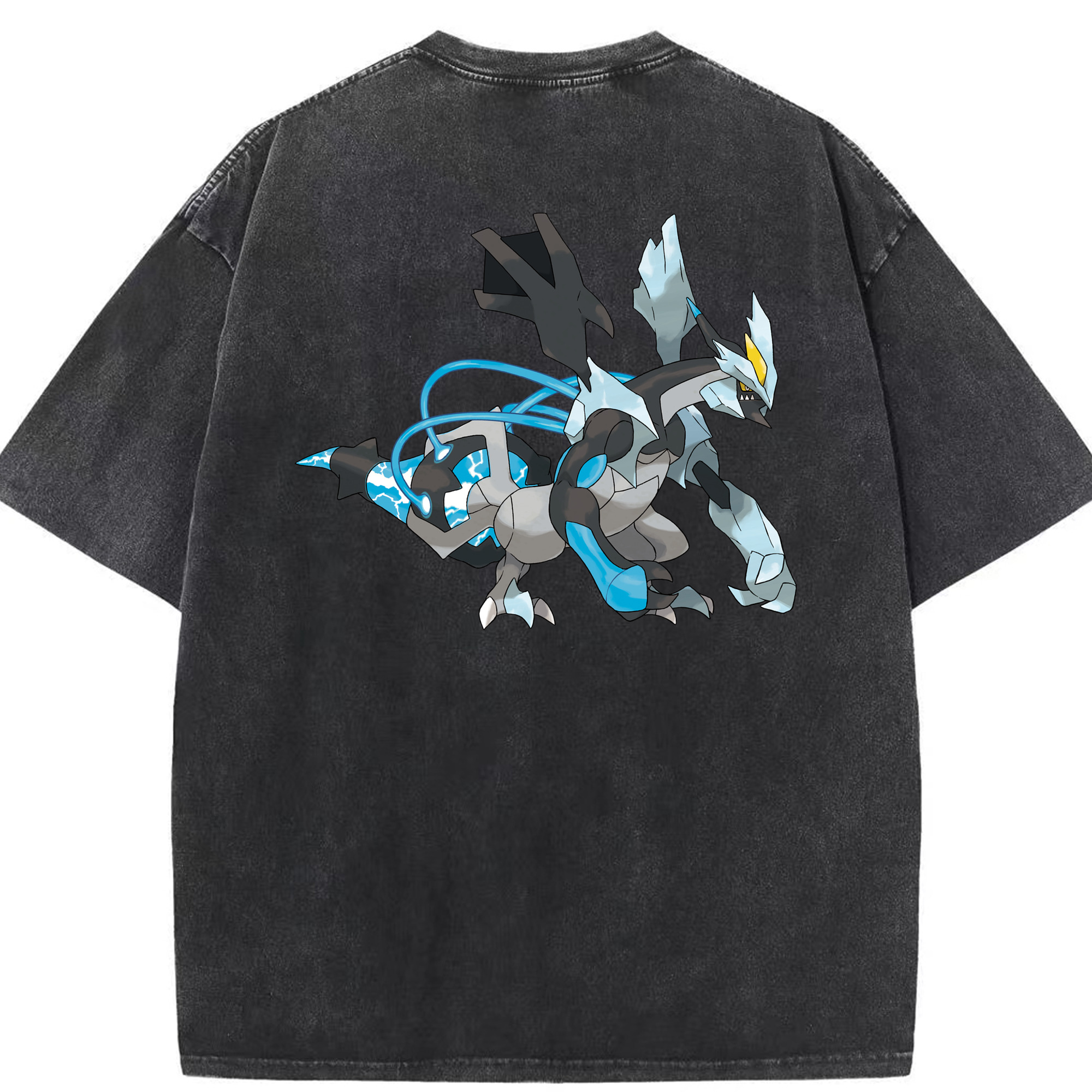 （画像用） ポケットモンスター Pokémon 綿100% ヴィンテージ風 半袖Tシャツ（背面プリント）