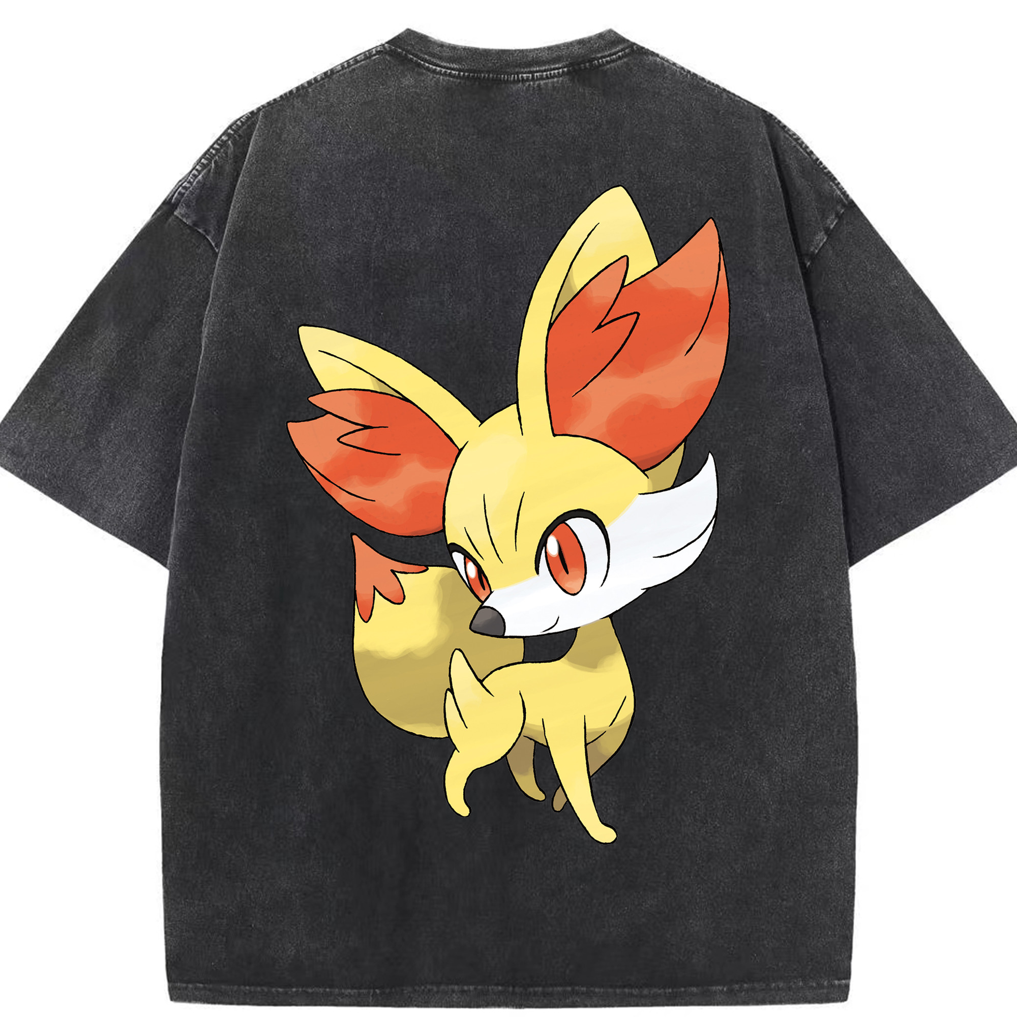 （画像用） ポケットモンスター Pokémon 綿100% ヴィンテージ風 半袖Tシャツ（背面プリント）