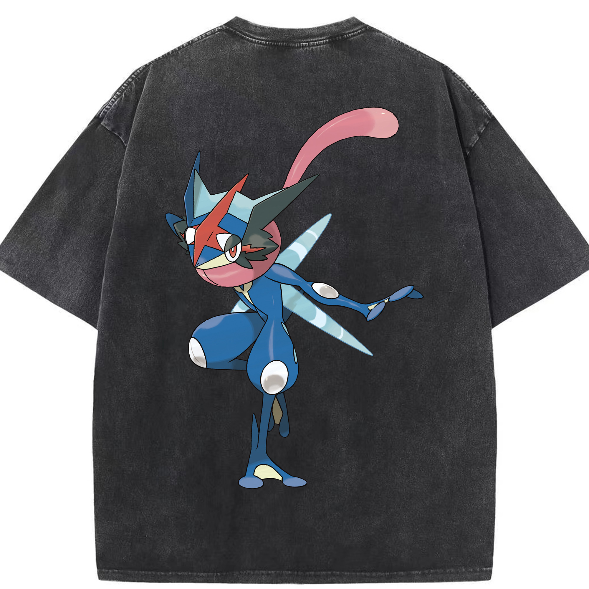 （画像用） ポケットモンスター Pokémon 綿100% ヴィンテージ風 半袖Tシャツ（背面プリント）