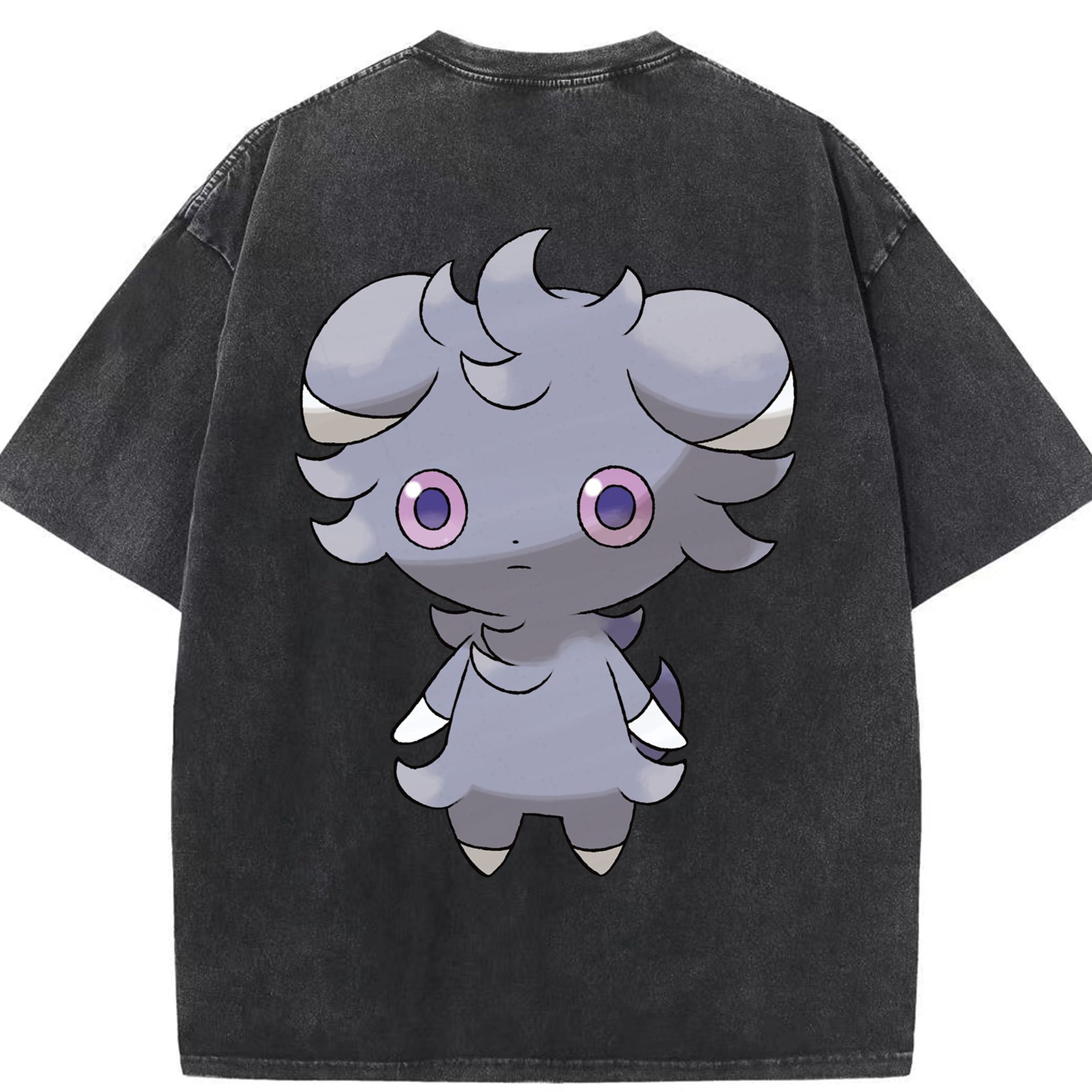 （画像用） ポケットモンスター Pokémon 綿100% ヴィンテージ風 半袖Tシャツ（背面プリント）