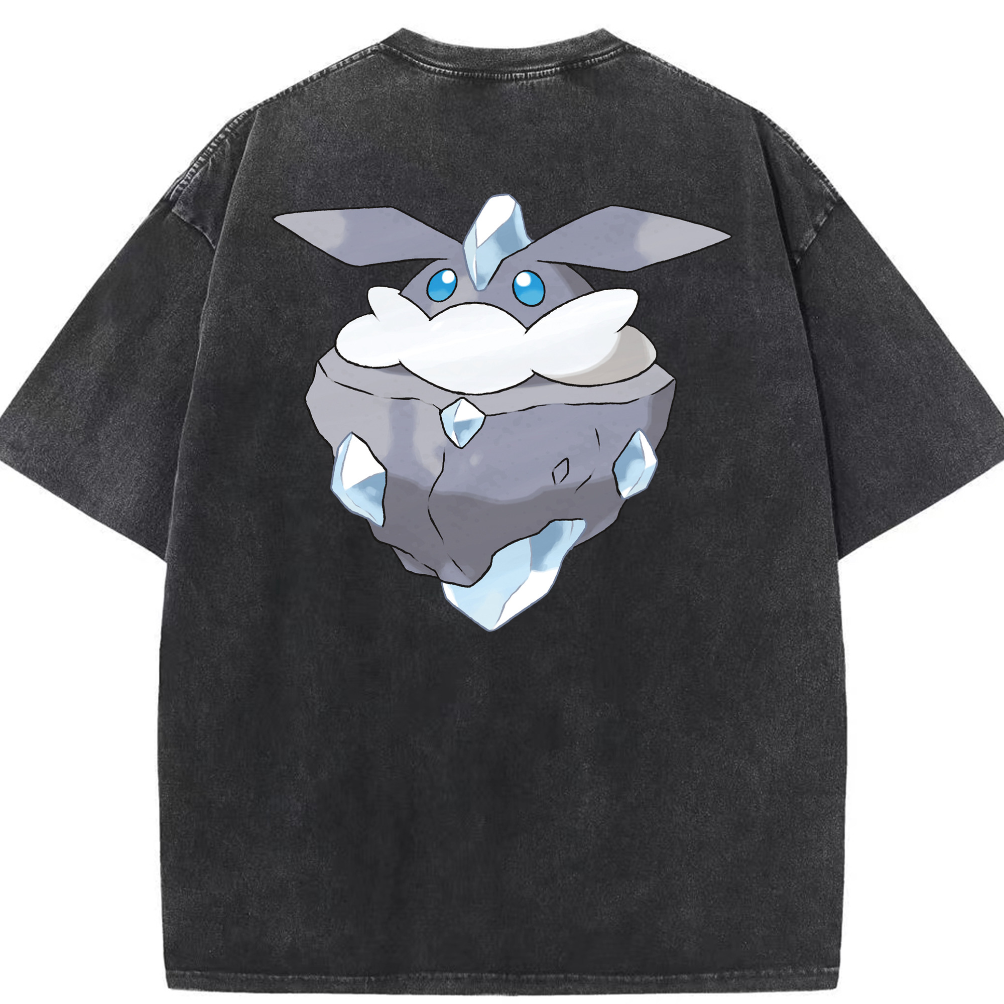 （画像用） ポケットモンスター Pokémon 綿100% ヴィンテージ風 半袖Tシャツ（背面プリント）