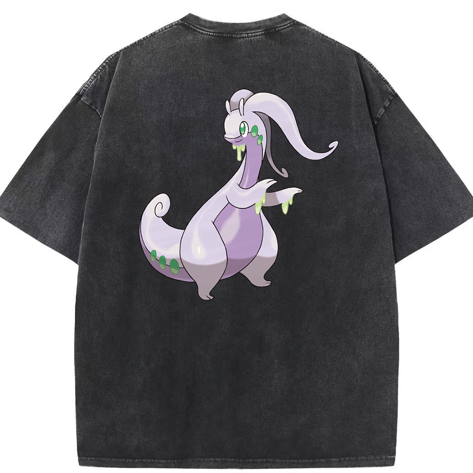 （画像用） ポケットモンスター Pokémon 綿100% ヴィンテージ風 半袖Tシャツ（背面プリント）