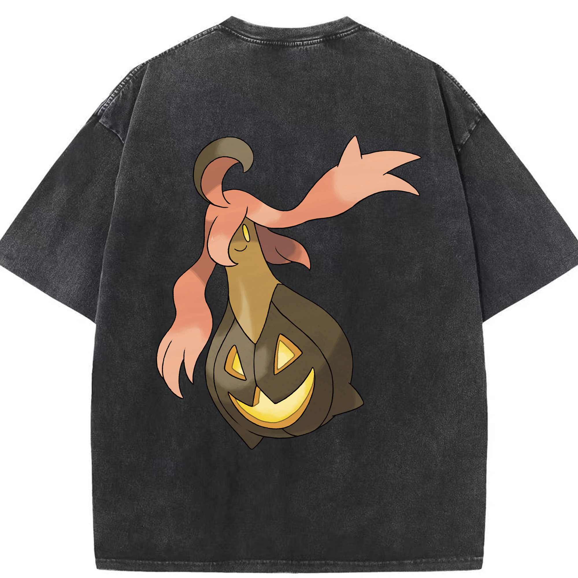 （画像用） ポケットモンスター Pokémon 綿100% ヴィンテージ風 半袖Tシャツ（背面プリント）