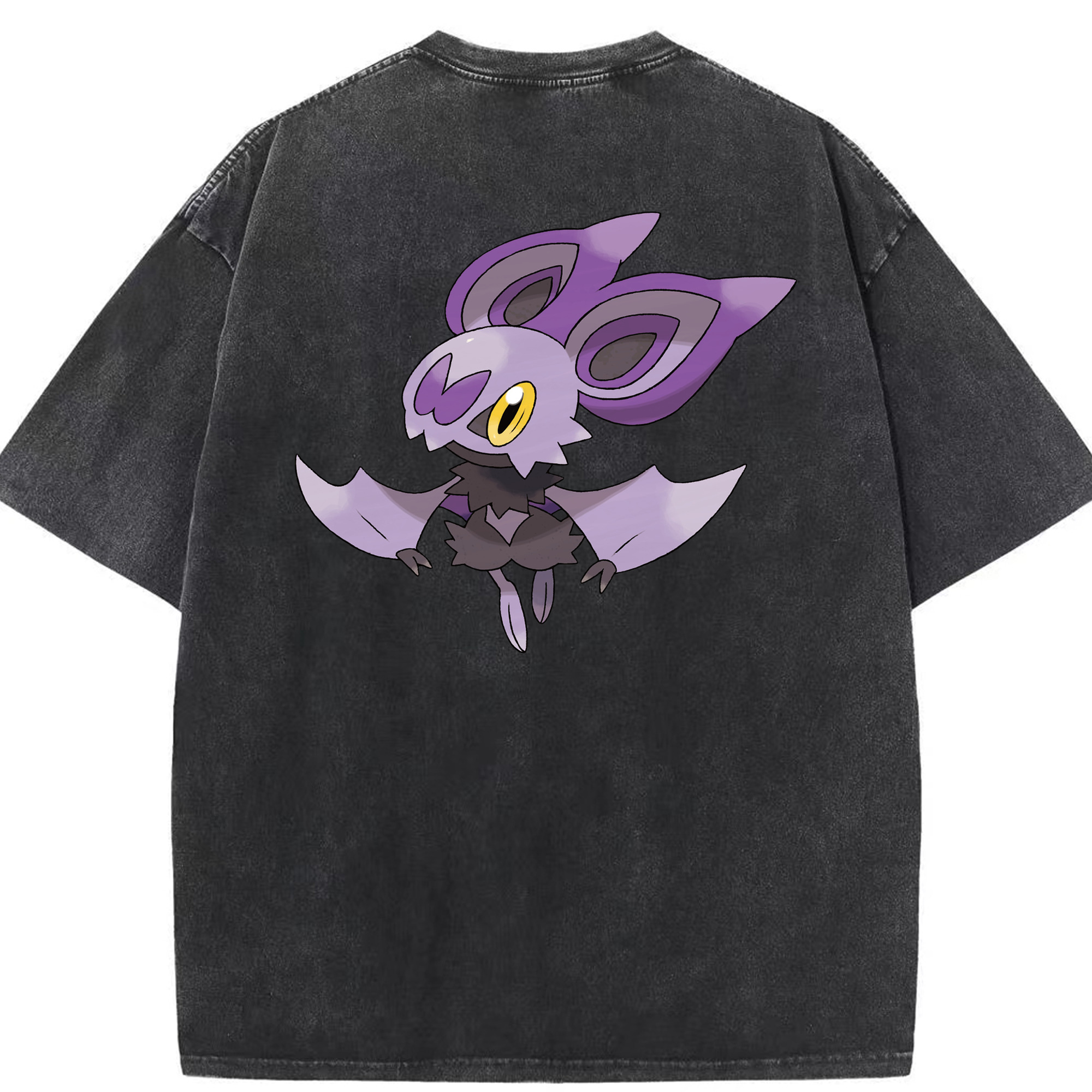 （画像用） ポケットモンスター Pokémon 綿100% ヴィンテージ風 半袖Tシャツ（背面プリント）
