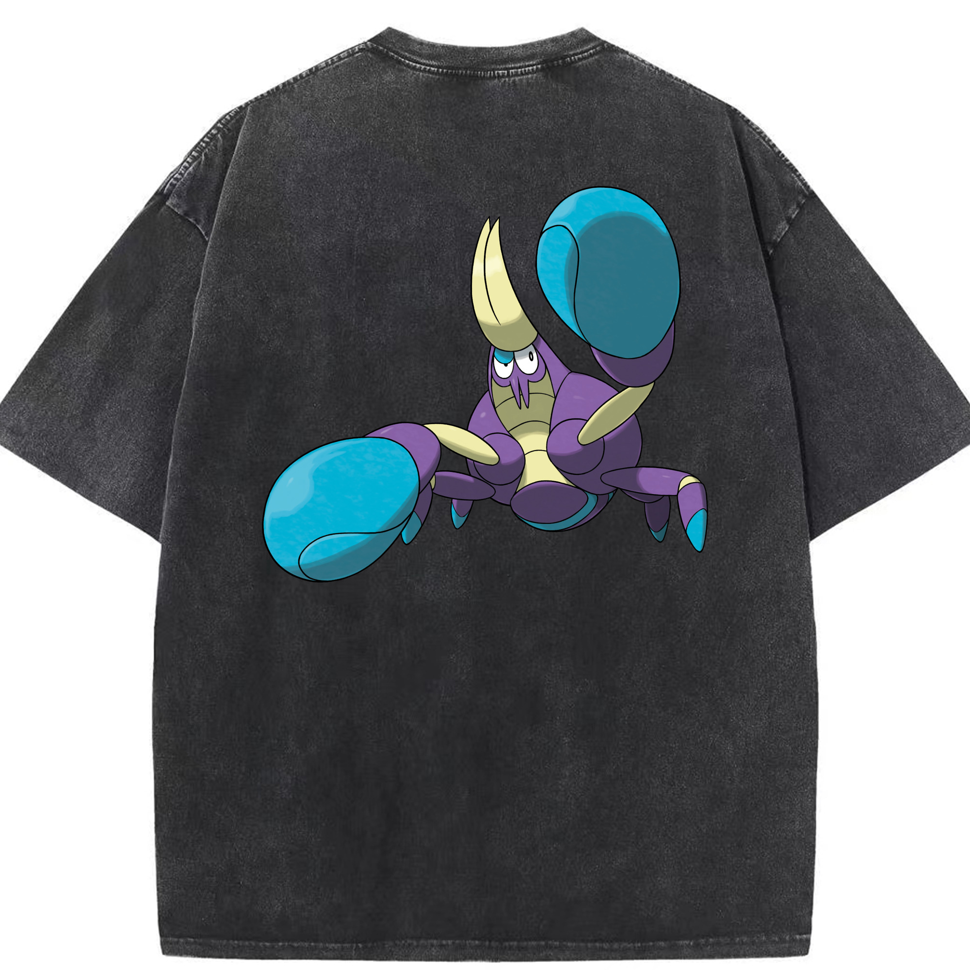 （画像用） ポケットモンスター Pokémon 綿100% ヴィンテージ風 半袖Tシャツ（背面プリント）