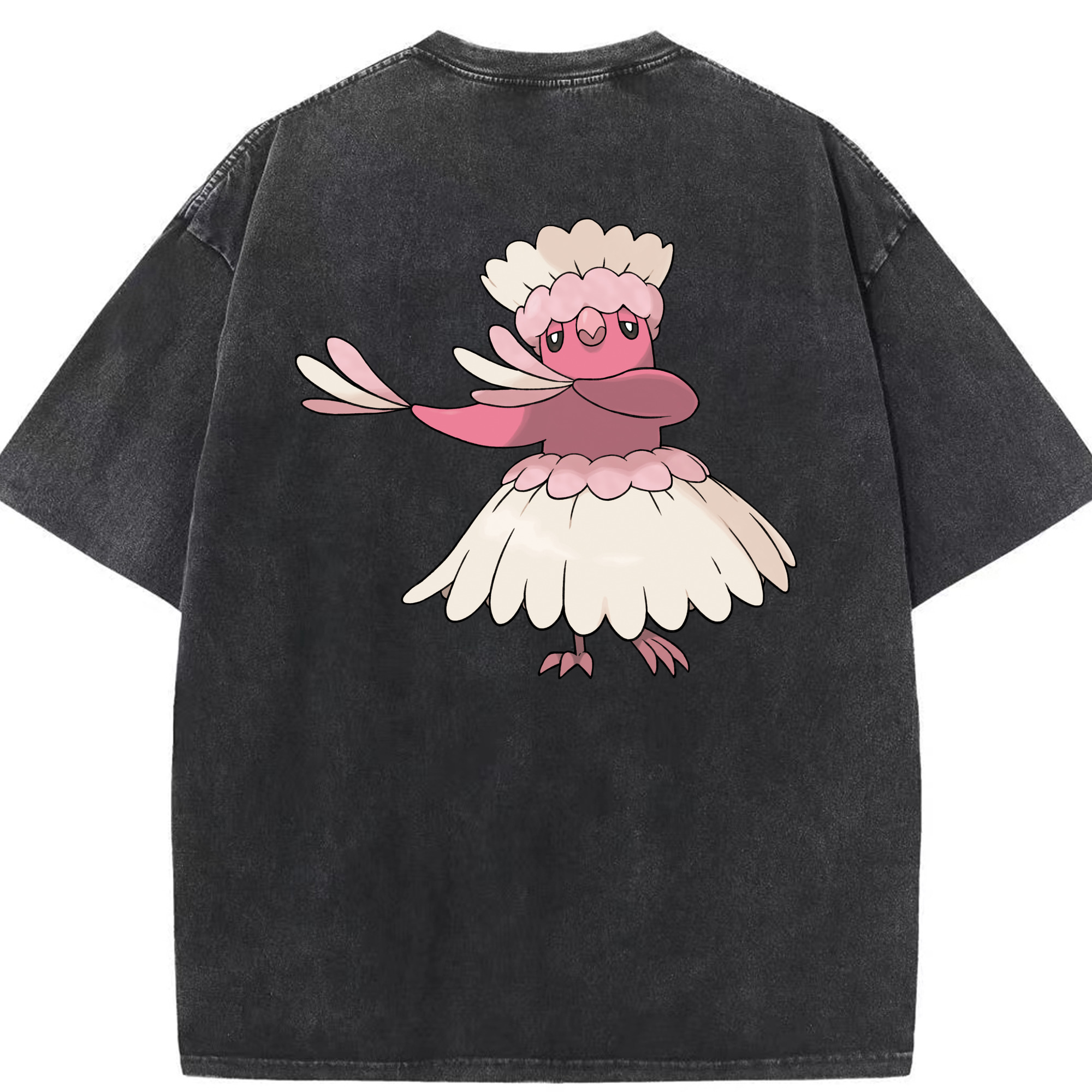 （画像用） ポケットモンスター Pokémon 綿100% ヴィンテージ風 半袖Tシャツ（背面プリント）