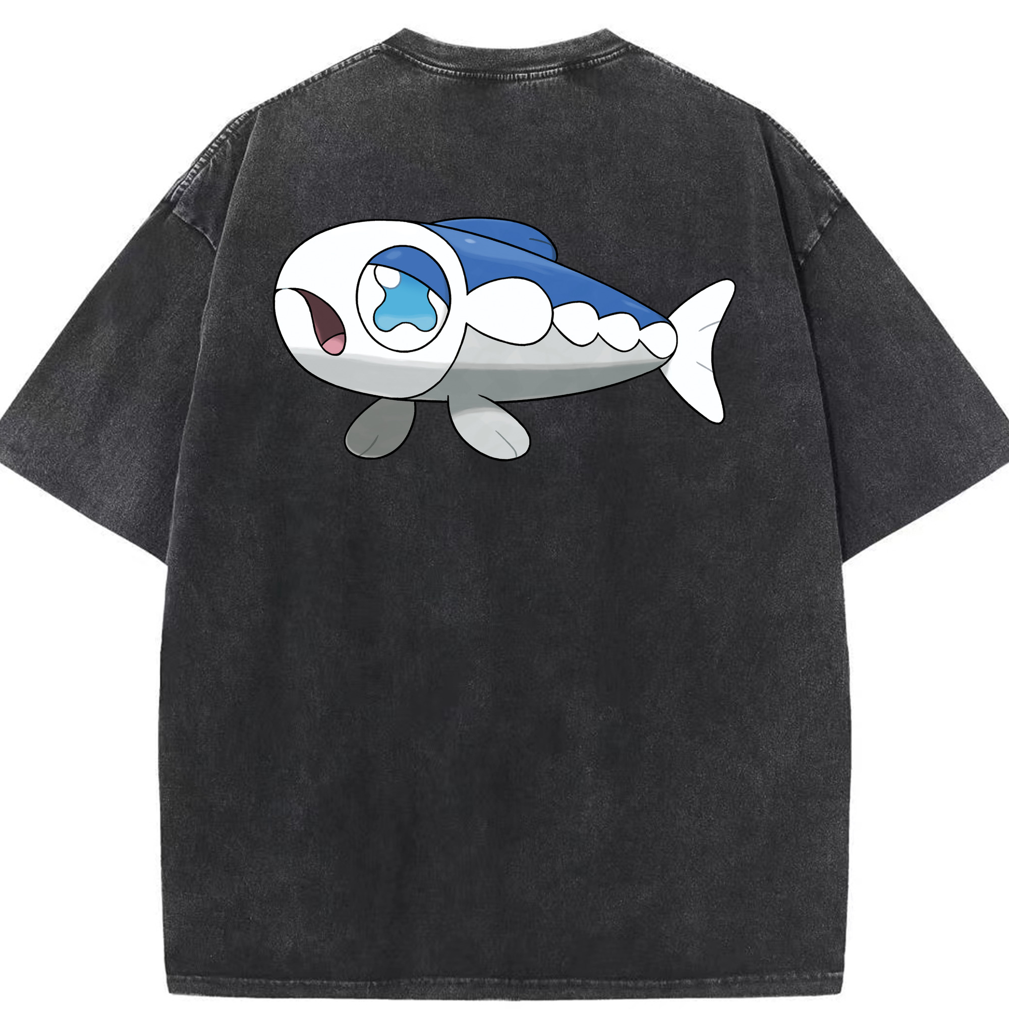 （画像用） ポケットモンスター Pokémon 綿100% ヴィンテージ風 半袖Tシャツ（背面プリント）