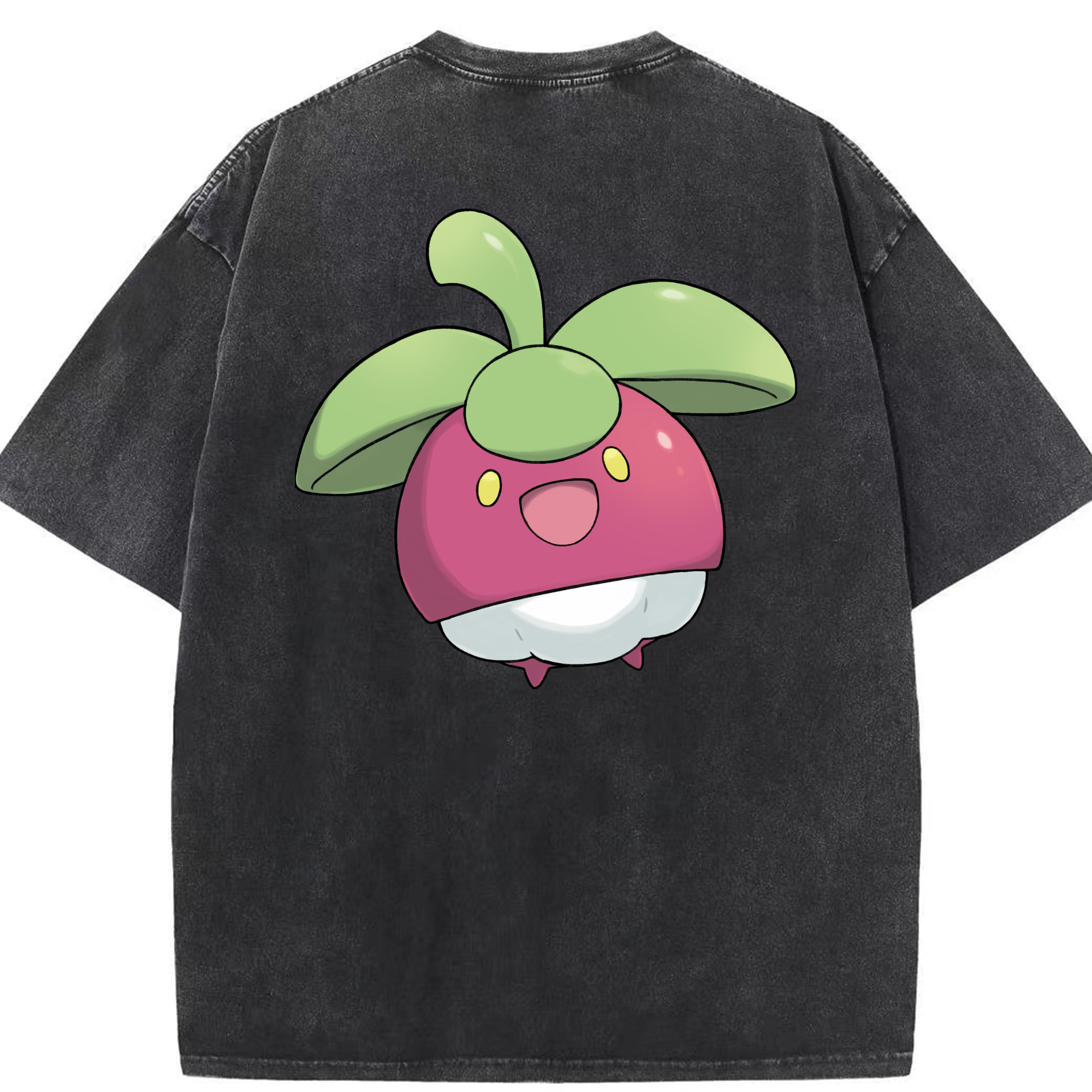 （画像用） ポケットモンスター Pokémon 綿100% ヴィンテージ風 半袖Tシャツ（背面プリント）
