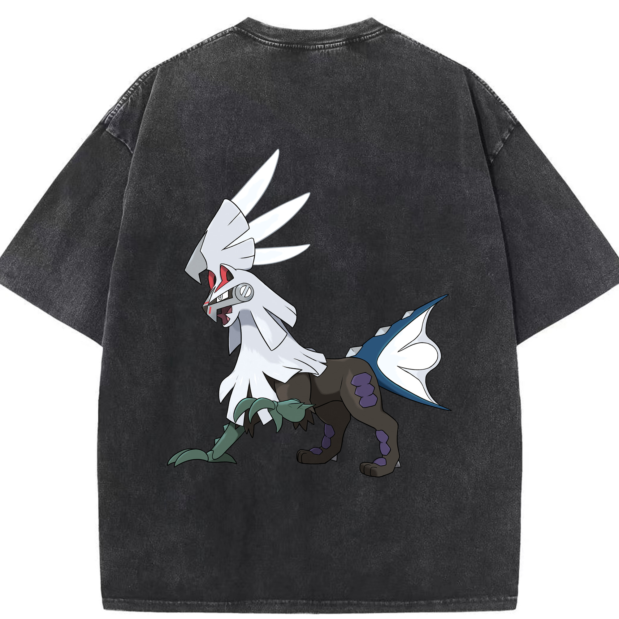 （画像用） ポケットモンスター Pokémon 綿100% ヴィンテージ風 半袖Tシャツ（背面プリント）