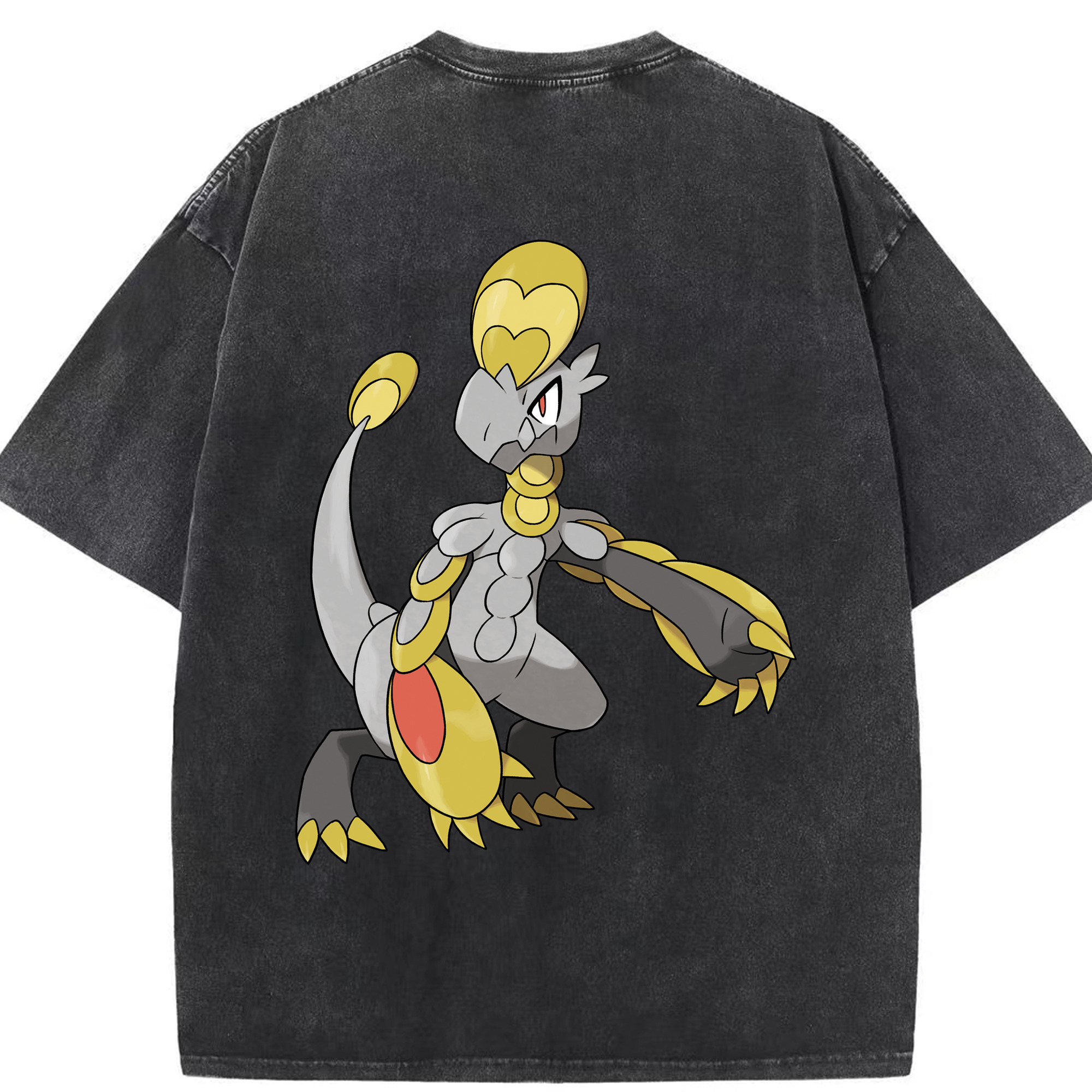 （画像用） ポケットモンスター Pokémon 綿100% ヴィンテージ風 半袖Tシャツ（背面プリント）