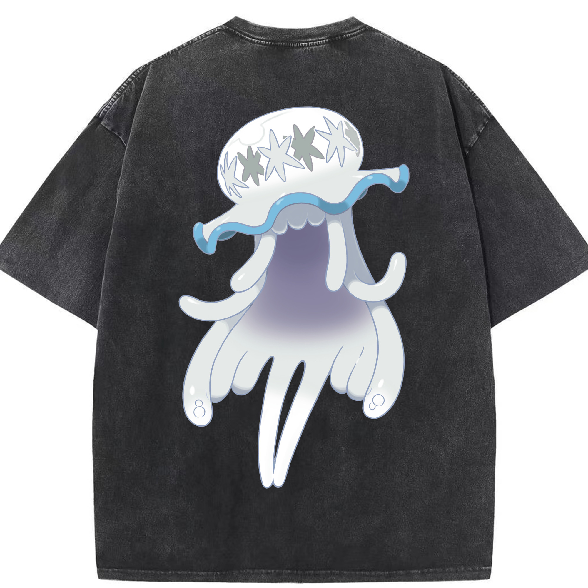 （画像用） ポケットモンスター Pokémon 綿100% ヴィンテージ風 半袖Tシャツ（背面プリント）