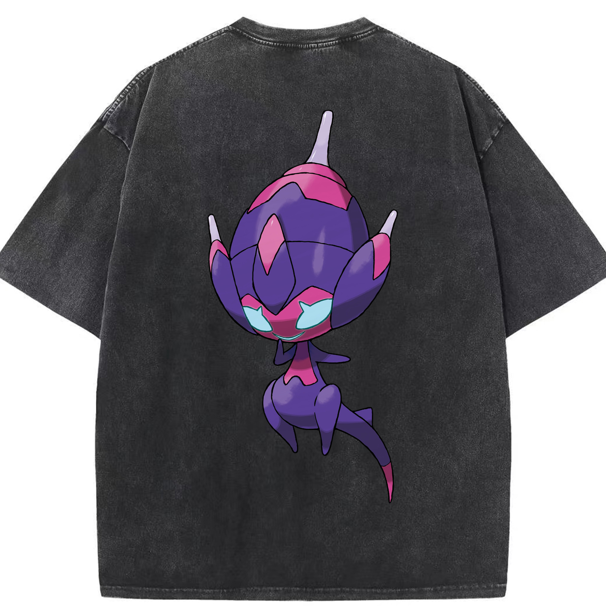 （画像用） ポケットモンスター Pokémon 綿100% ヴィンテージ風 半袖Tシャツ（背面プリント）