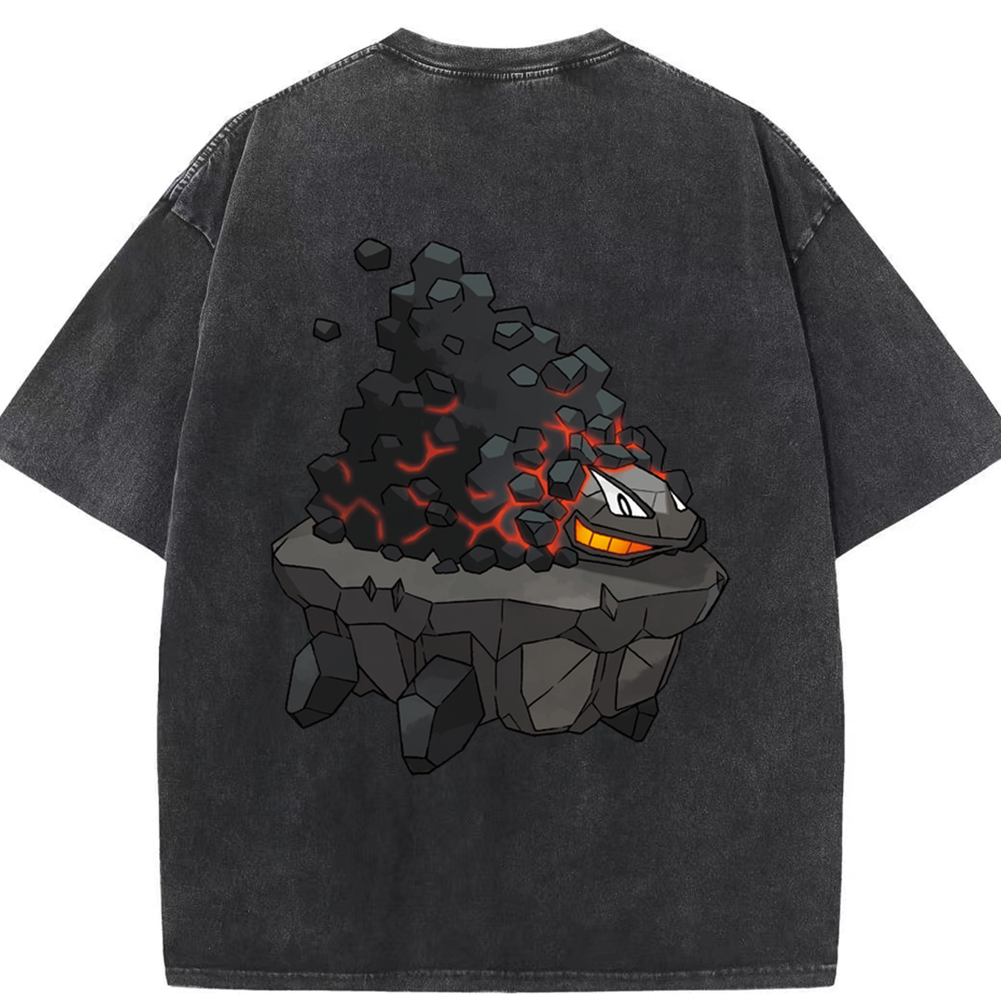 （画像用） ポケットモンスター Pokémon 綿100% ヴィンテージ風 半袖Tシャツ（背面プリント）