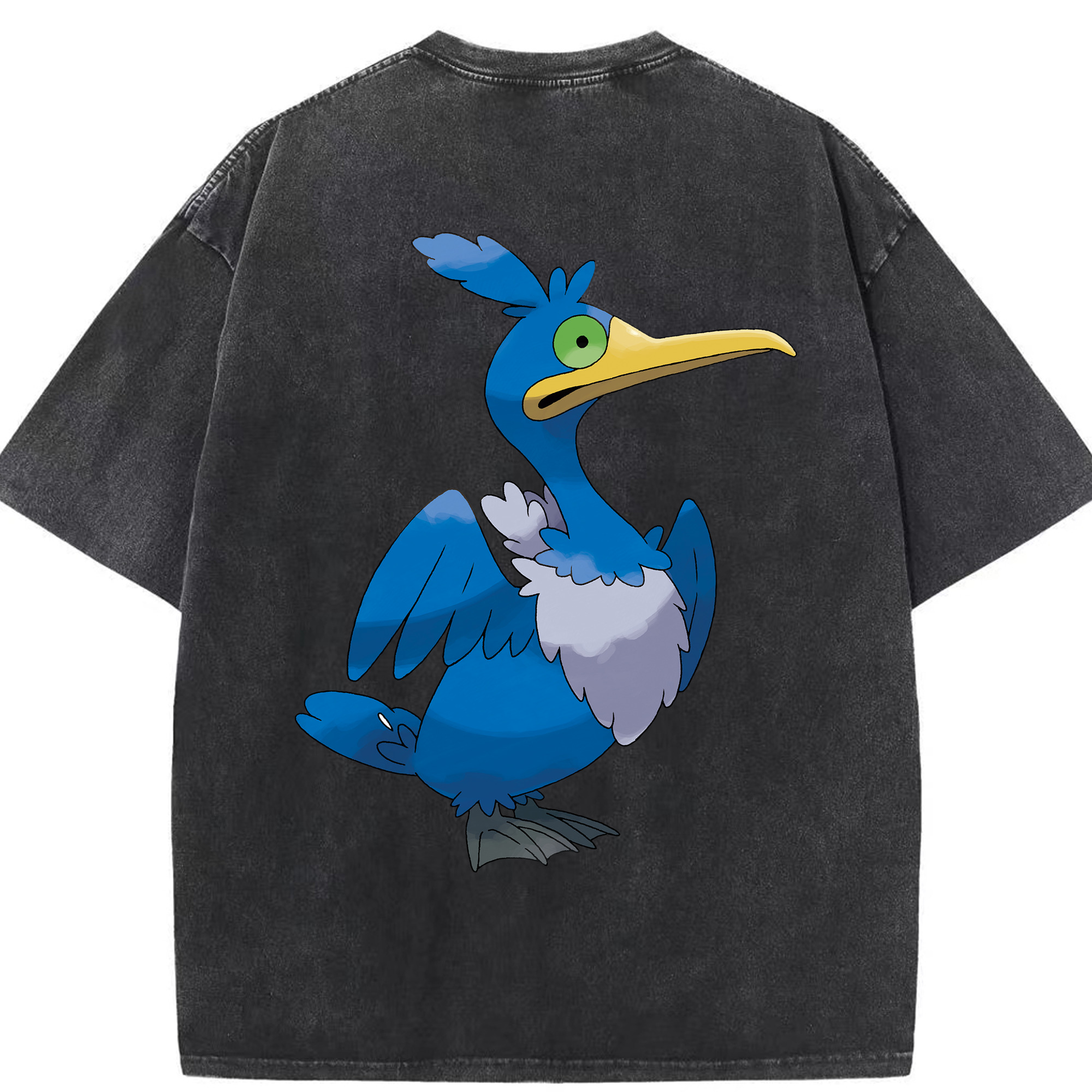 （画像用） ポケットモンスター Pokémon 綿100% ヴィンテージ風 半袖Tシャツ（背面プリント）