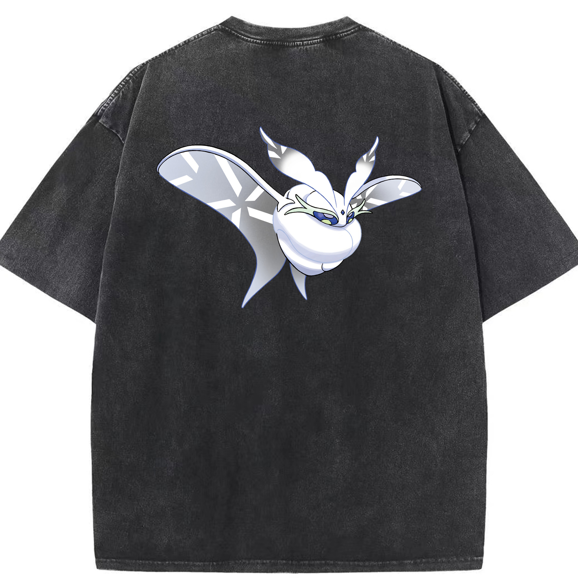 （画像用） ポケットモンスター Pokémon 綿100% ヴィンテージ風 半袖Tシャツ（背面プリント）
