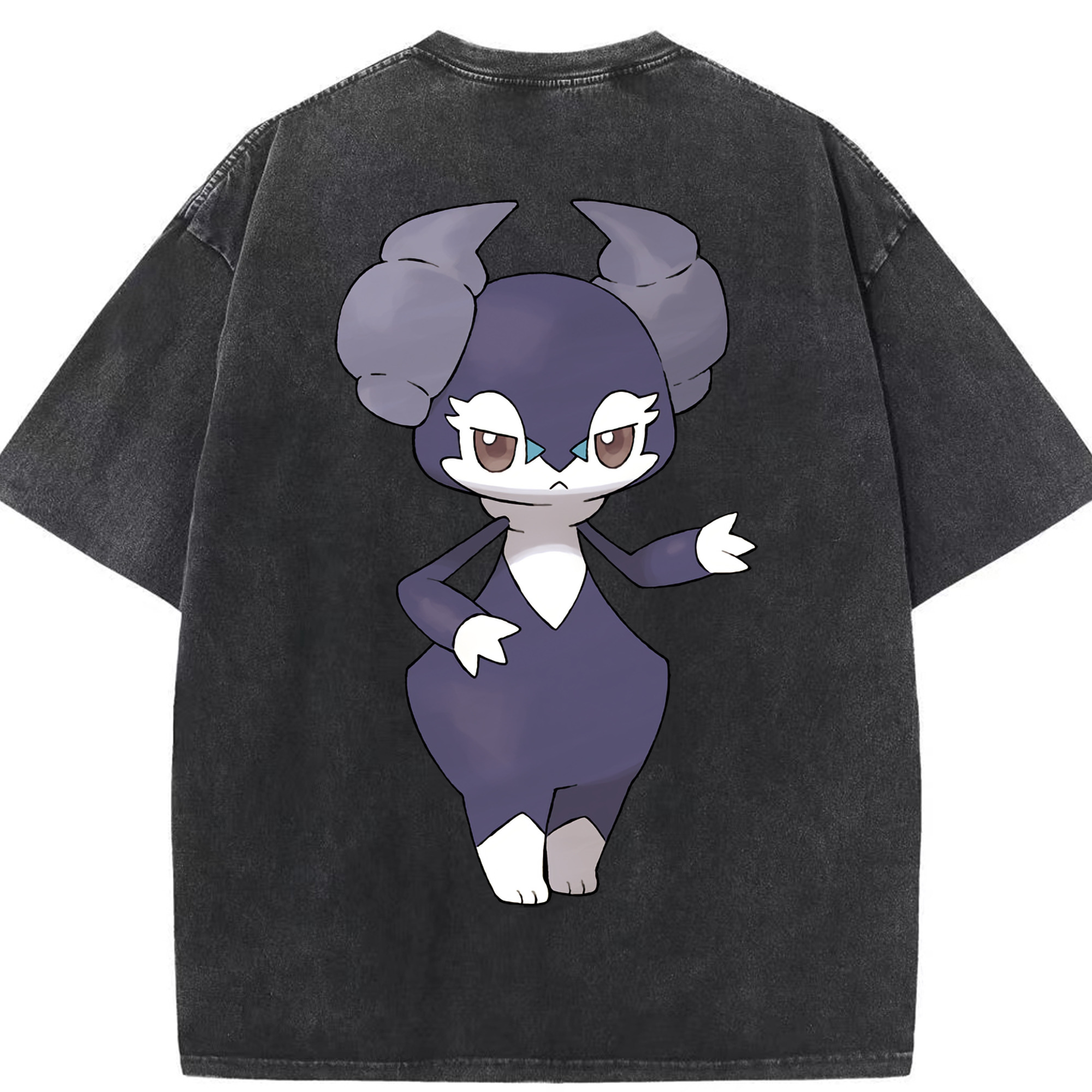 （画像用） ポケットモンスター Pokémon 綿100% ヴィンテージ風 半袖Tシャツ（背面プリント）