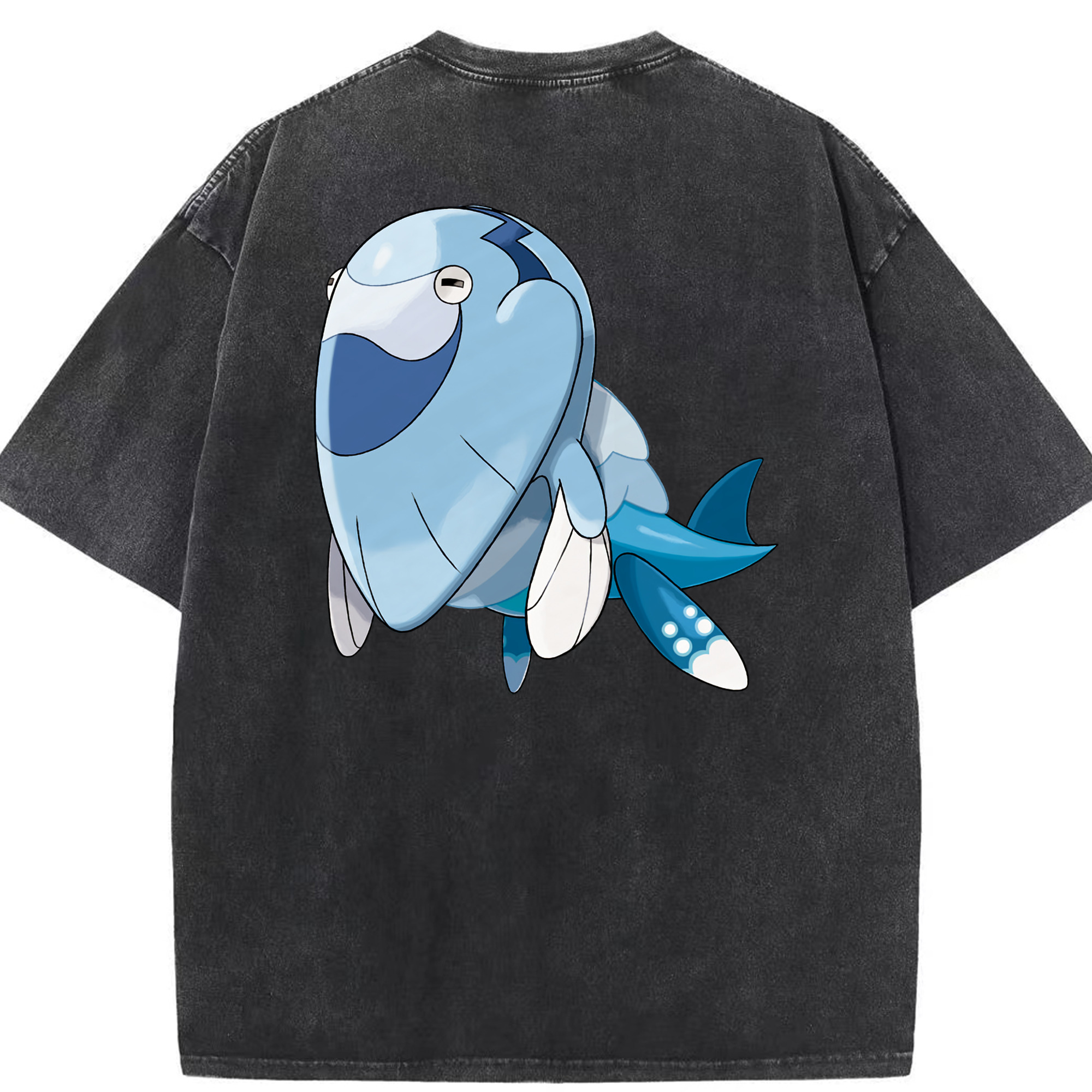 （画像用） ポケットモンスター Pokémon 綿100% ヴィンテージ風 半袖Tシャツ（背面プリント）
