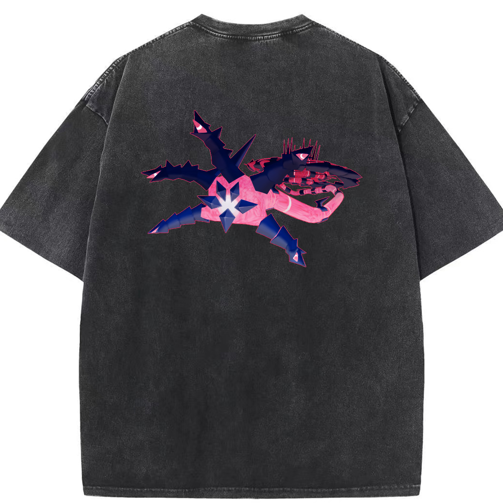 （画像用） ポケットモンスター Pokémon 綿100% ヴィンテージ風 半袖Tシャツ（背面プリント）