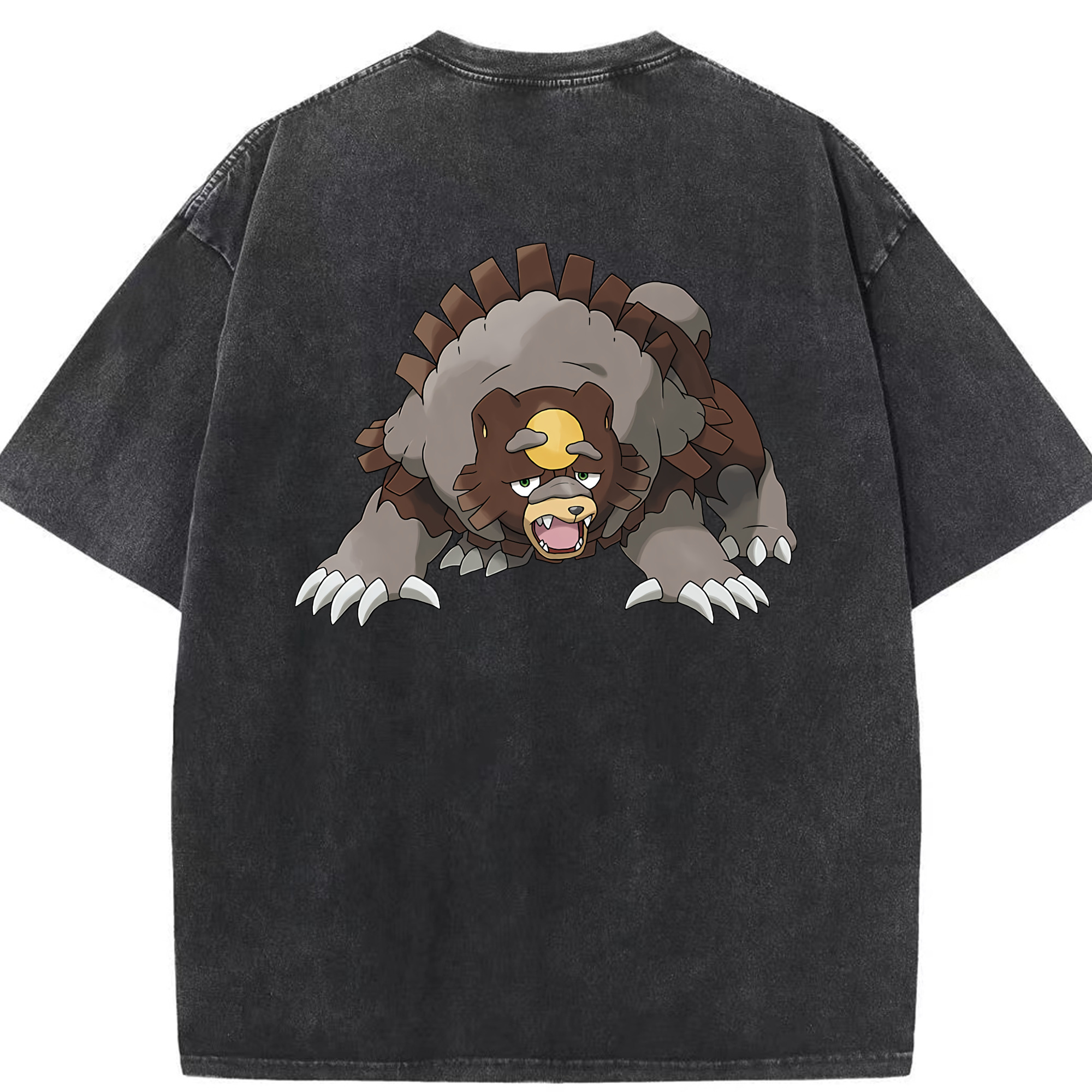 （画像用） ポケットモンスター Pokémon 綿100% ヴィンテージ風 半袖Tシャツ（背面プリント）