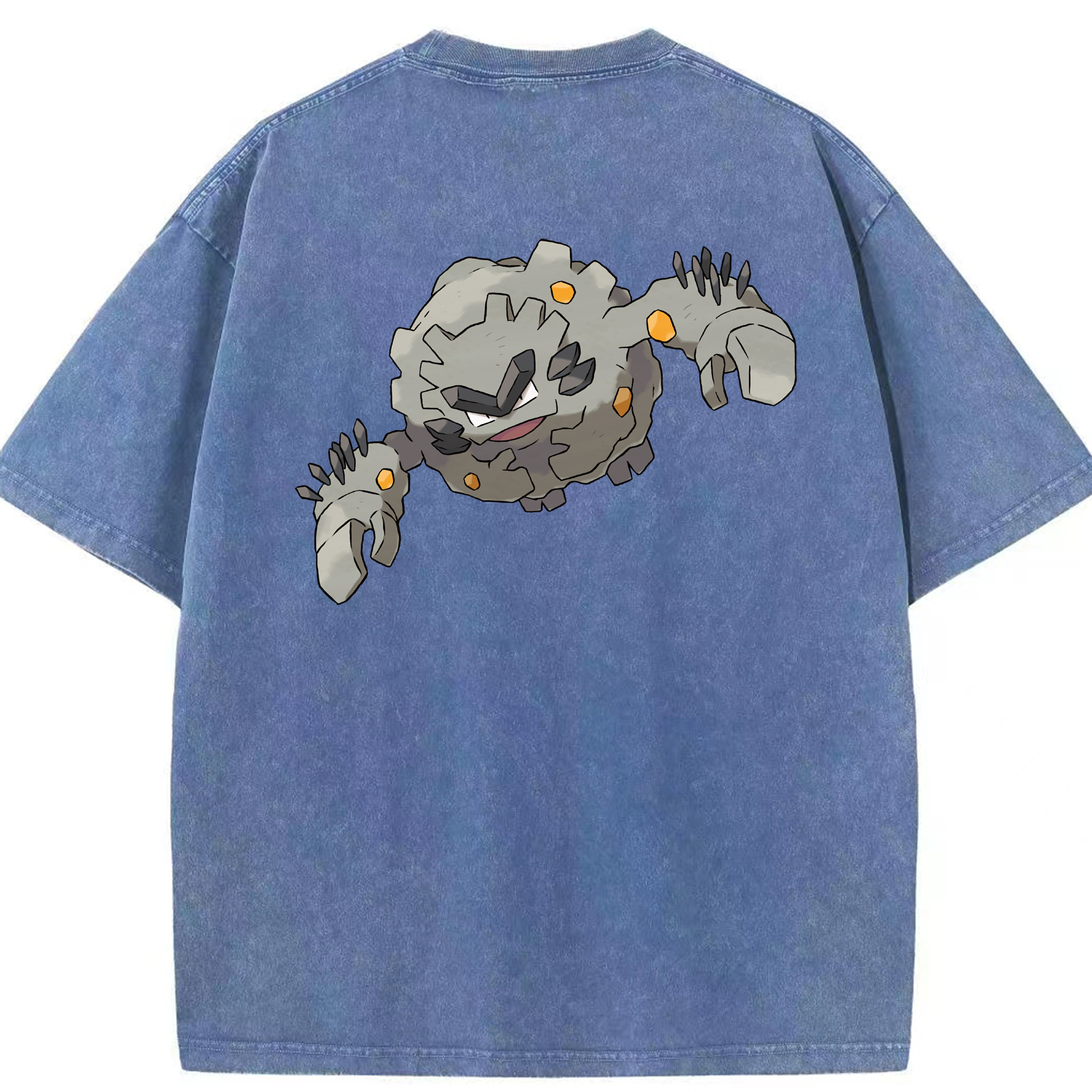 （画像用） ポケットモンスター Pokémon 綿100% ヴィンテージ風 半袖Tシャツ（背面プリント）