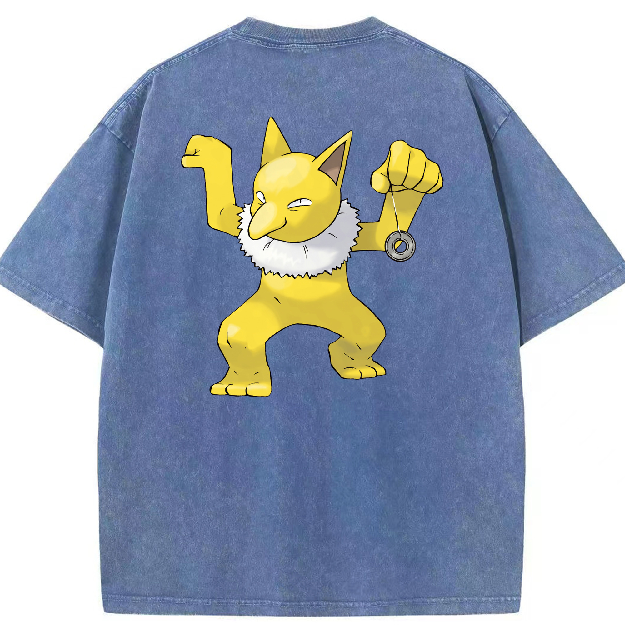 （画像用） ポケットモンスター Pokémon 綿100% ヴィンテージ風 半袖Tシャツ（背面プリント）