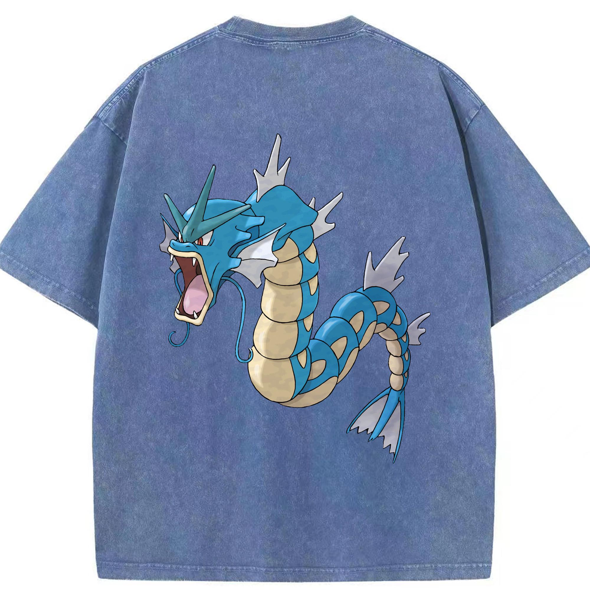 （画像用） ポケットモンスター Pokémon 綿100% ヴィンテージ風 半袖Tシャツ（背面プリント）