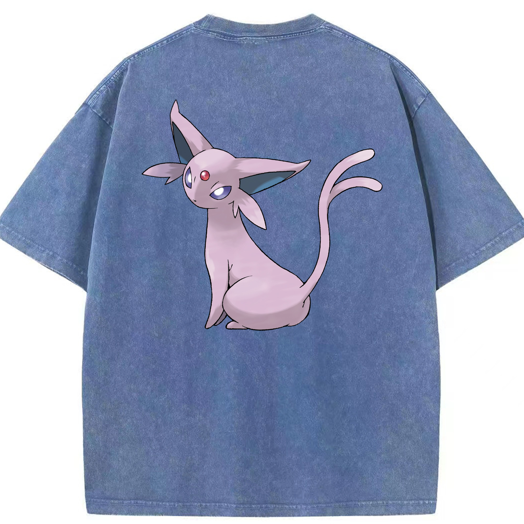 （画像用） ポケットモンスター Pokémon 綿100% ヴィンテージ風 半袖Tシャツ（背面プリント）