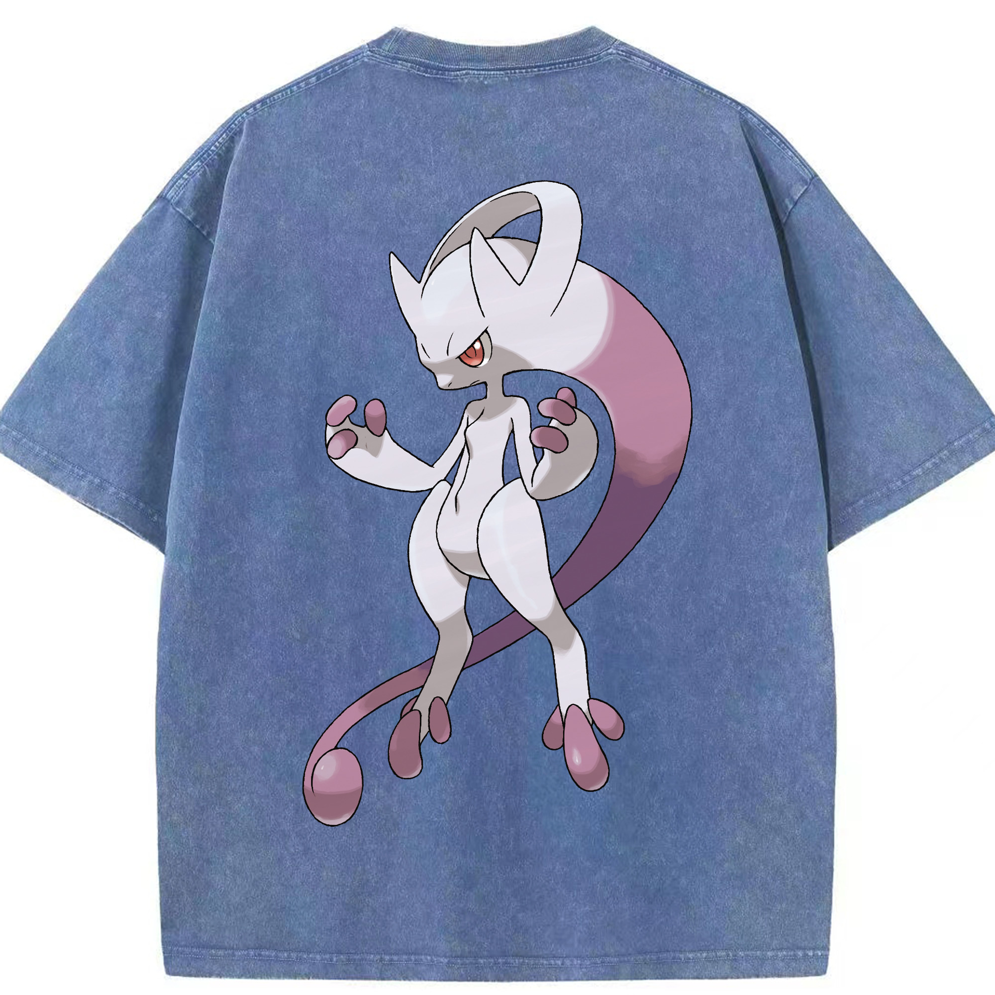 （画像用） ポケットモンスター Pokémon 綿100% ヴィンテージ風 半袖Tシャツ（背面プリント）