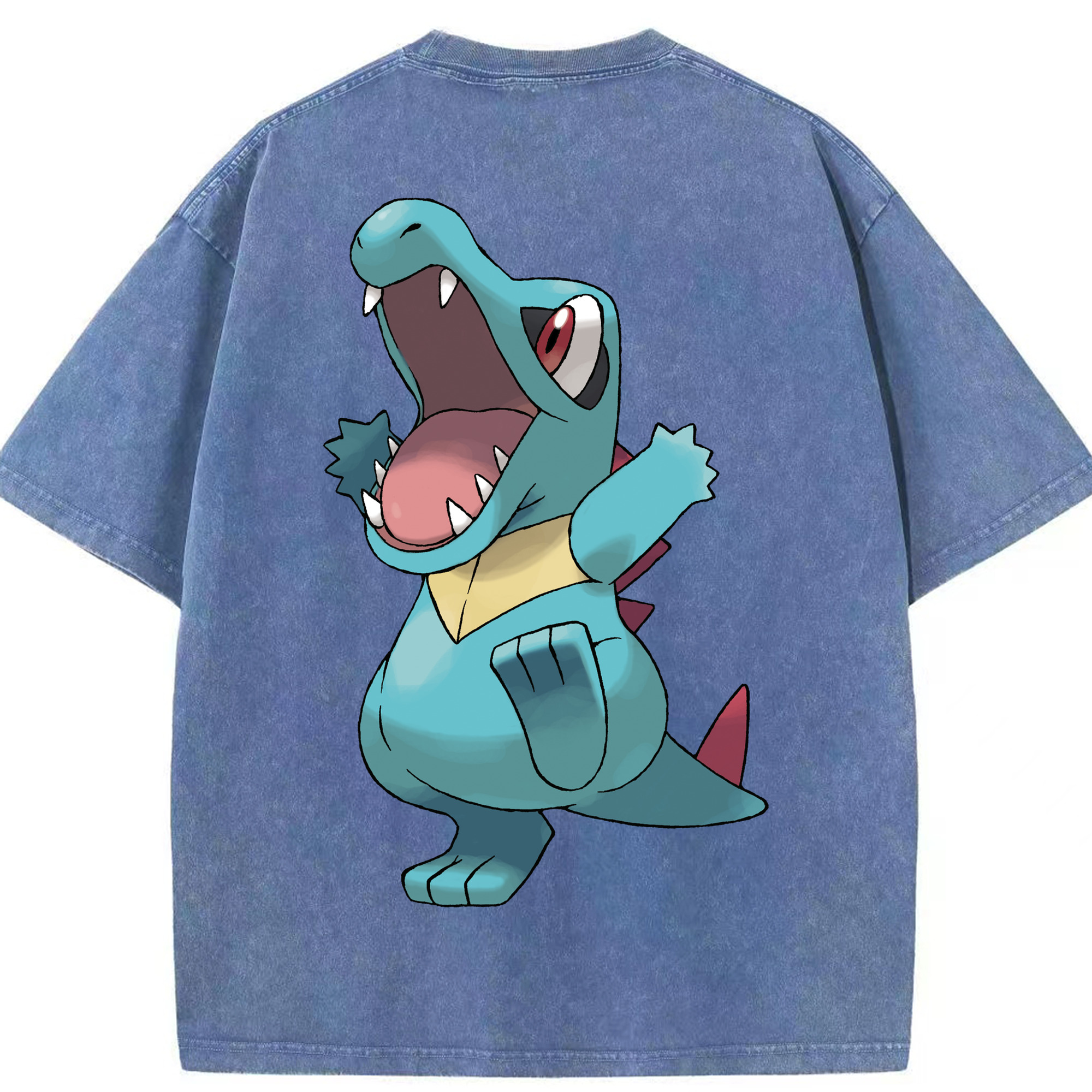 （画像用） ポケットモンスター Pokémon 綿100% ヴィンテージ風 半袖Tシャツ（背面プリント）