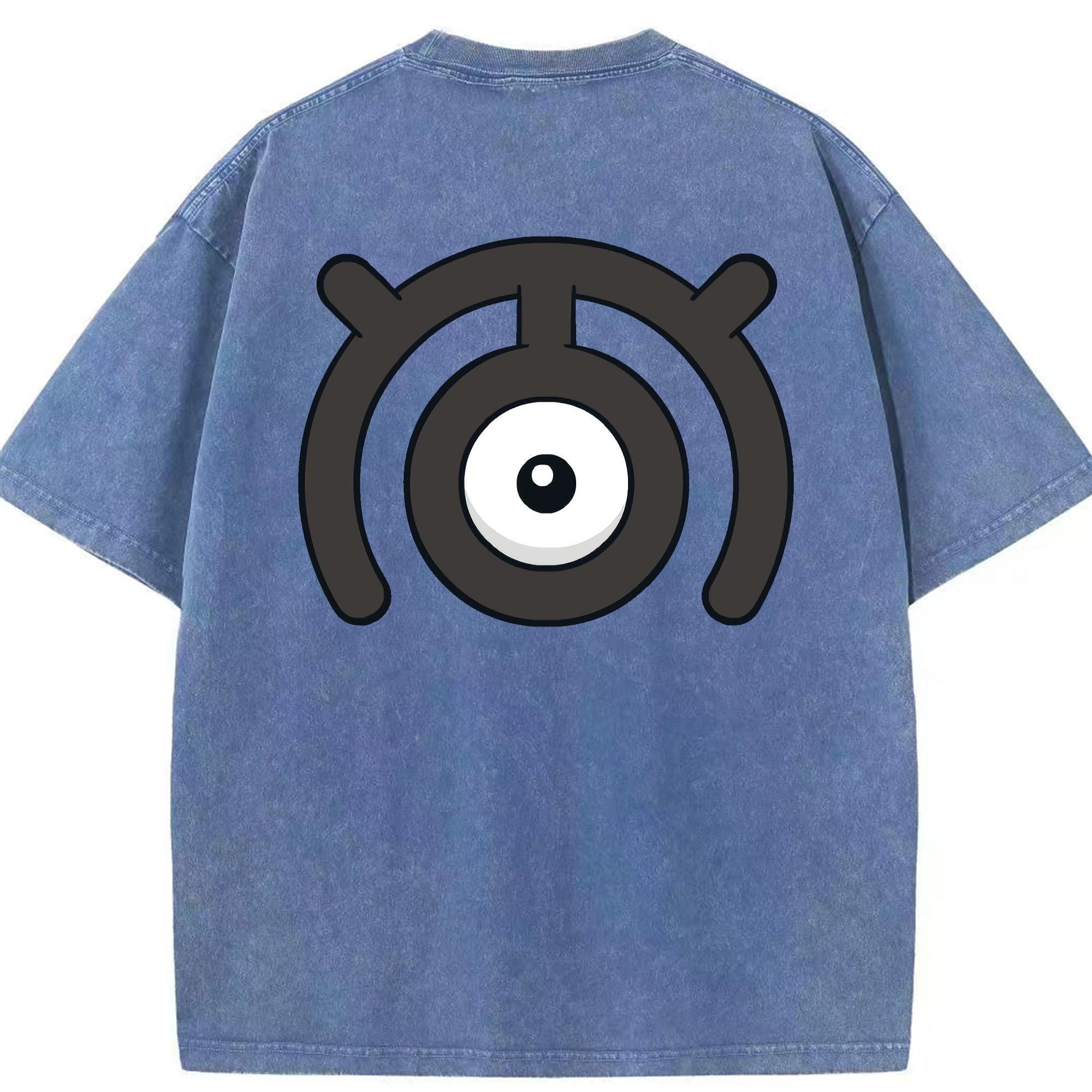 （画像用） ポケットモンスター Pokémon 綿100% ヴィンテージ風 半袖Tシャツ（背面プリント）