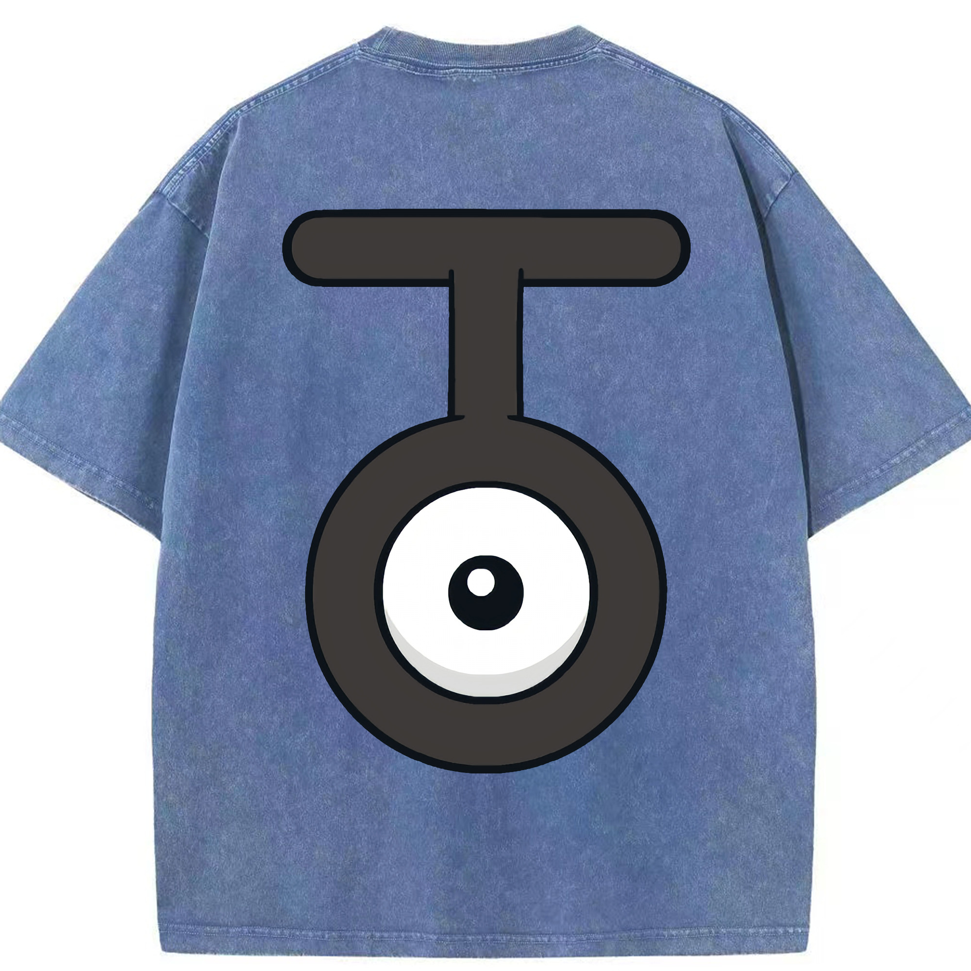 （画像用） ポケットモンスター Pokémon 綿100% ヴィンテージ風 半袖Tシャツ（背面プリント）