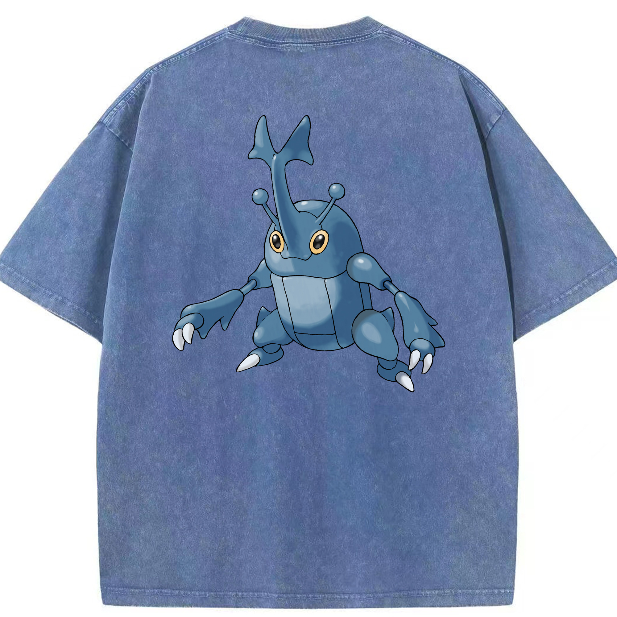 （画像用） ポケットモンスター Pokémon 綿100% ヴィンテージ風 半袖Tシャツ（背面プリント）