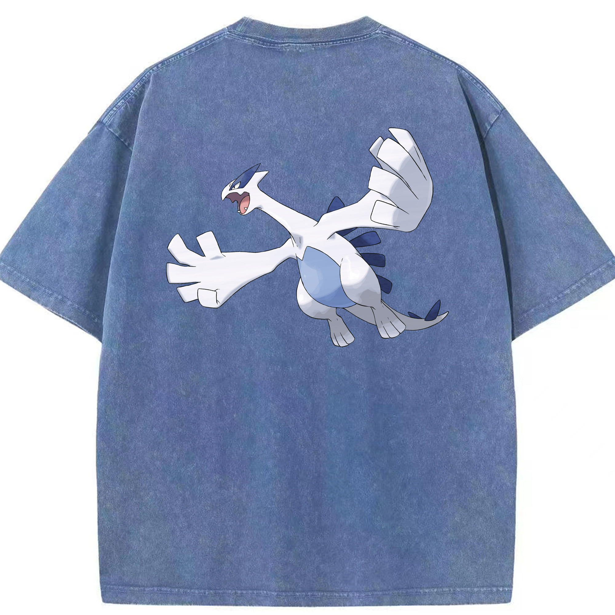 （画像用） ポケットモンスター Pokémon 綿100% ヴィンテージ風 半袖Tシャツ（背面プリント）