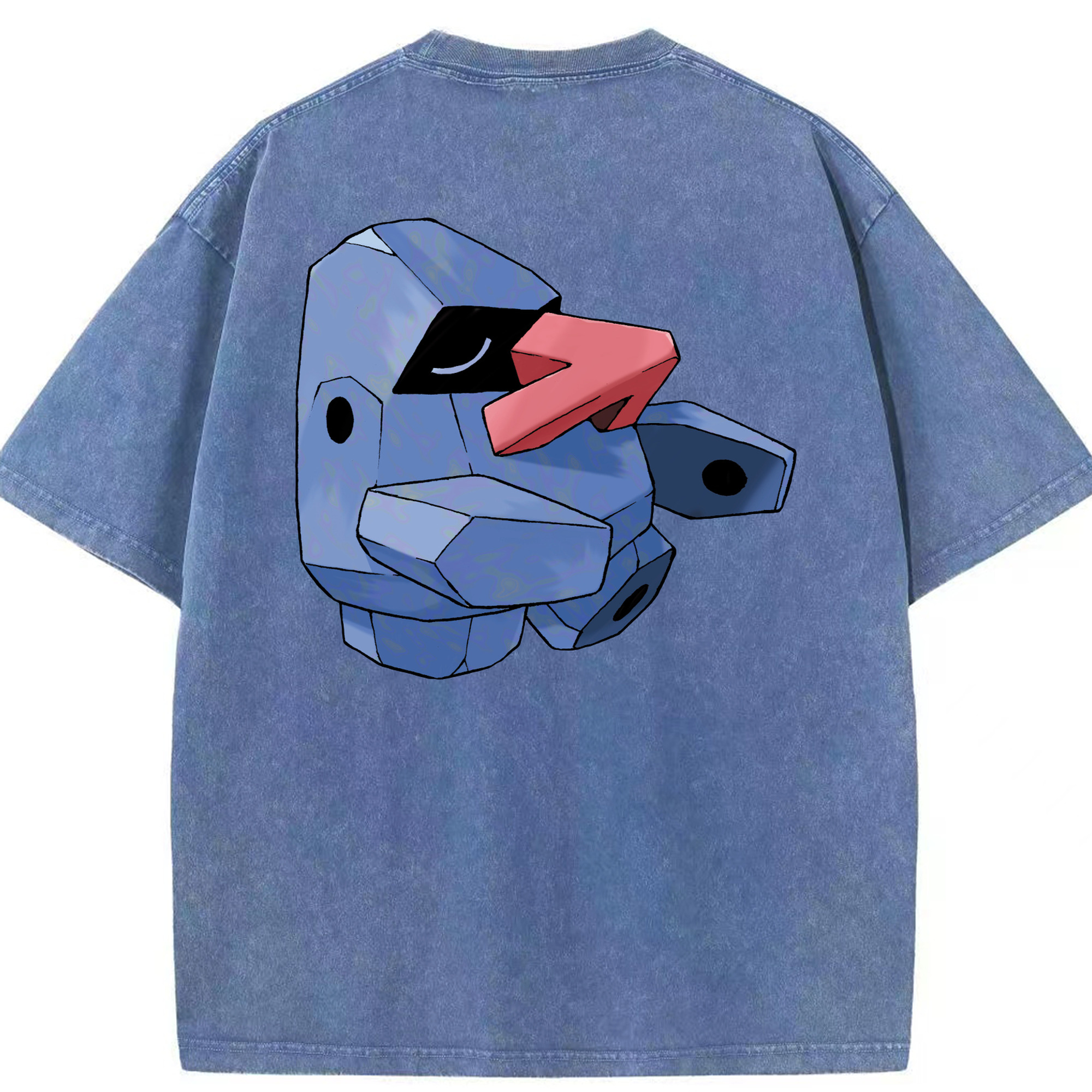 （画像用） ポケットモンスター Pokémon 綿100% ヴィンテージ風 半袖Tシャツ（背面プリント）