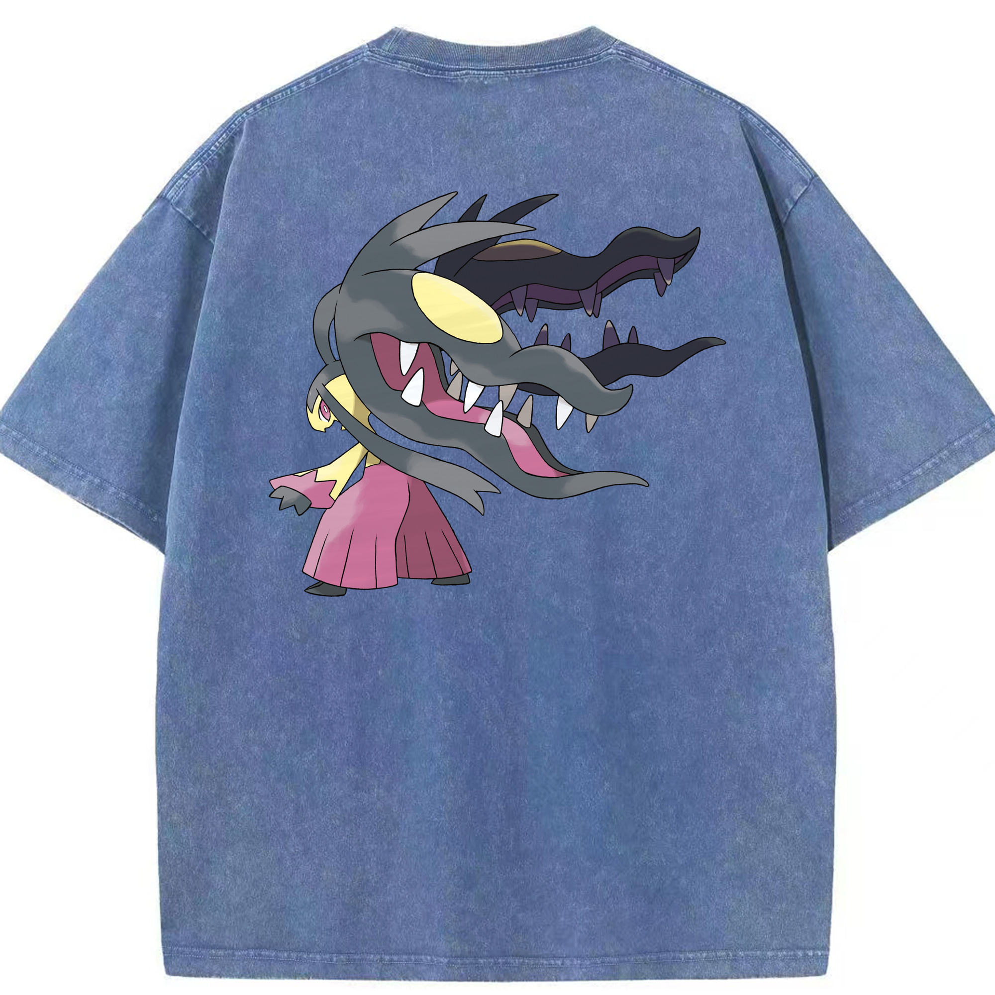 （画像用） ポケットモンスター Pokémon 綿100% ヴィンテージ風 半袖Tシャツ（背面プリント）
