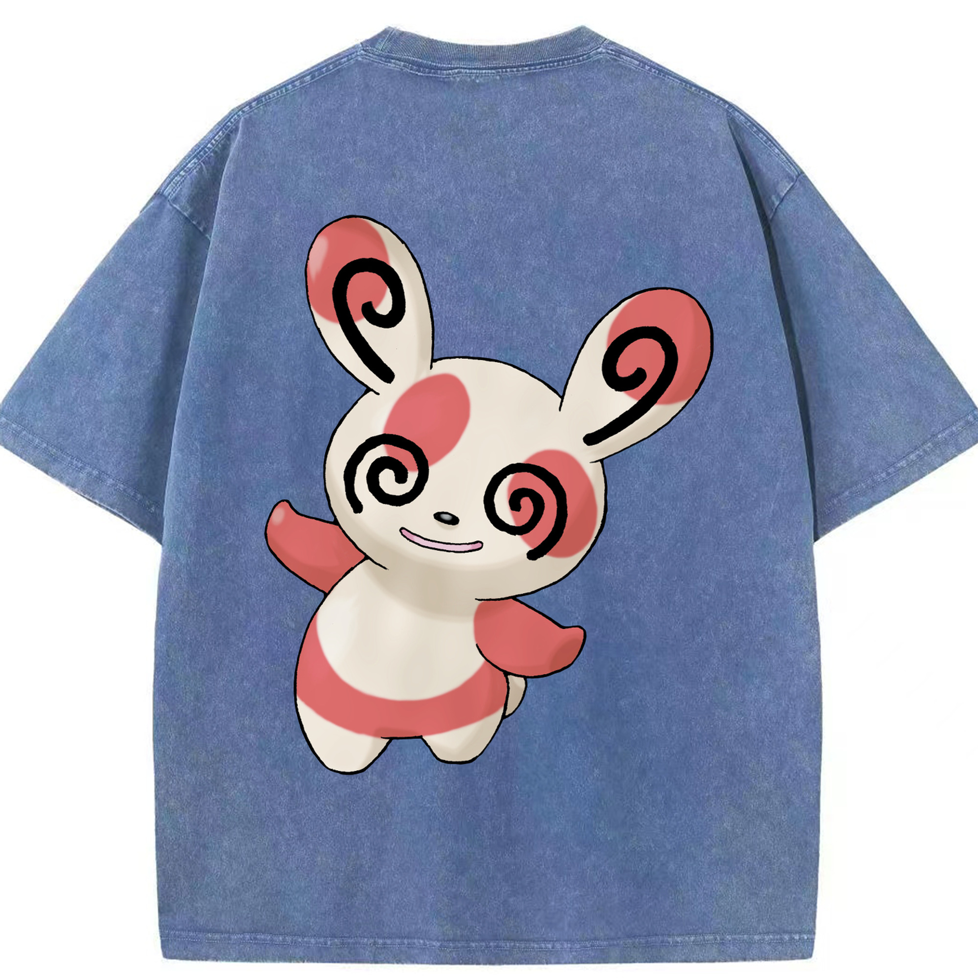 （画像用） ポケットモンスター Pokémon 綿100% ヴィンテージ風 半袖Tシャツ（背面プリント）