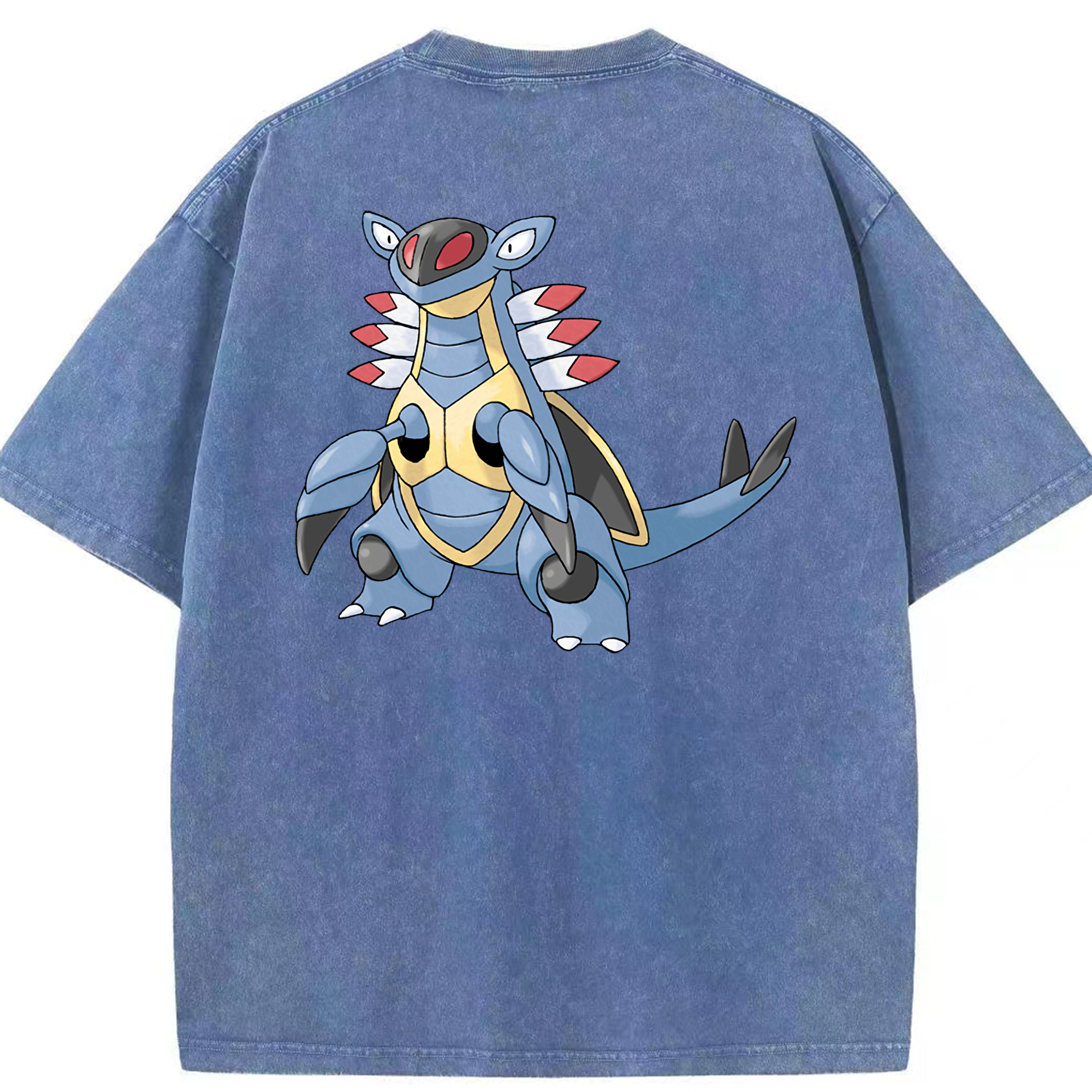 （画像用） ポケットモンスター Pokémon 綿100% ヴィンテージ風 半袖Tシャツ（背面プリント）