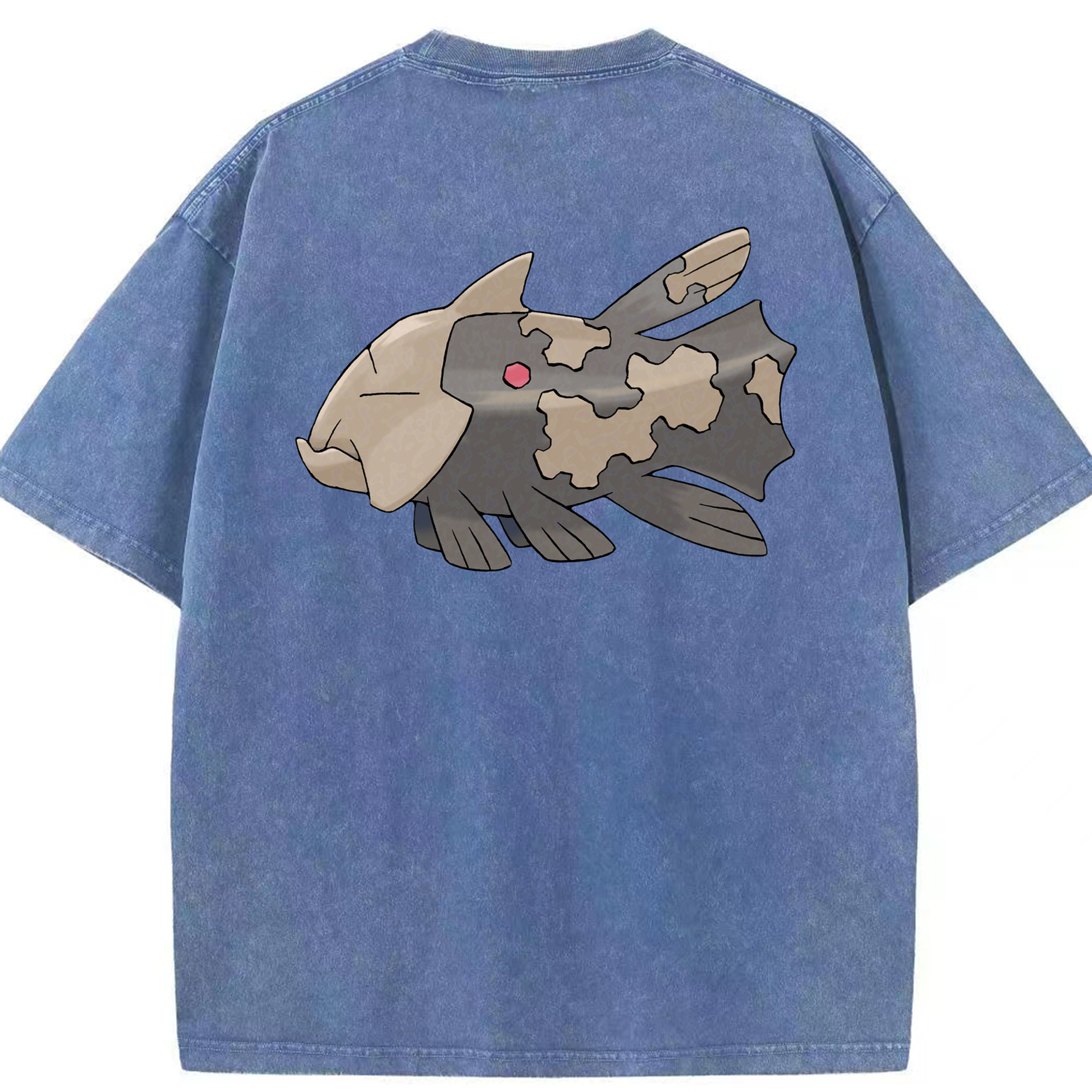 （画像用） ポケットモンスター Pokémon 綿100% ヴィンテージ風 半袖Tシャツ（背面プリント）