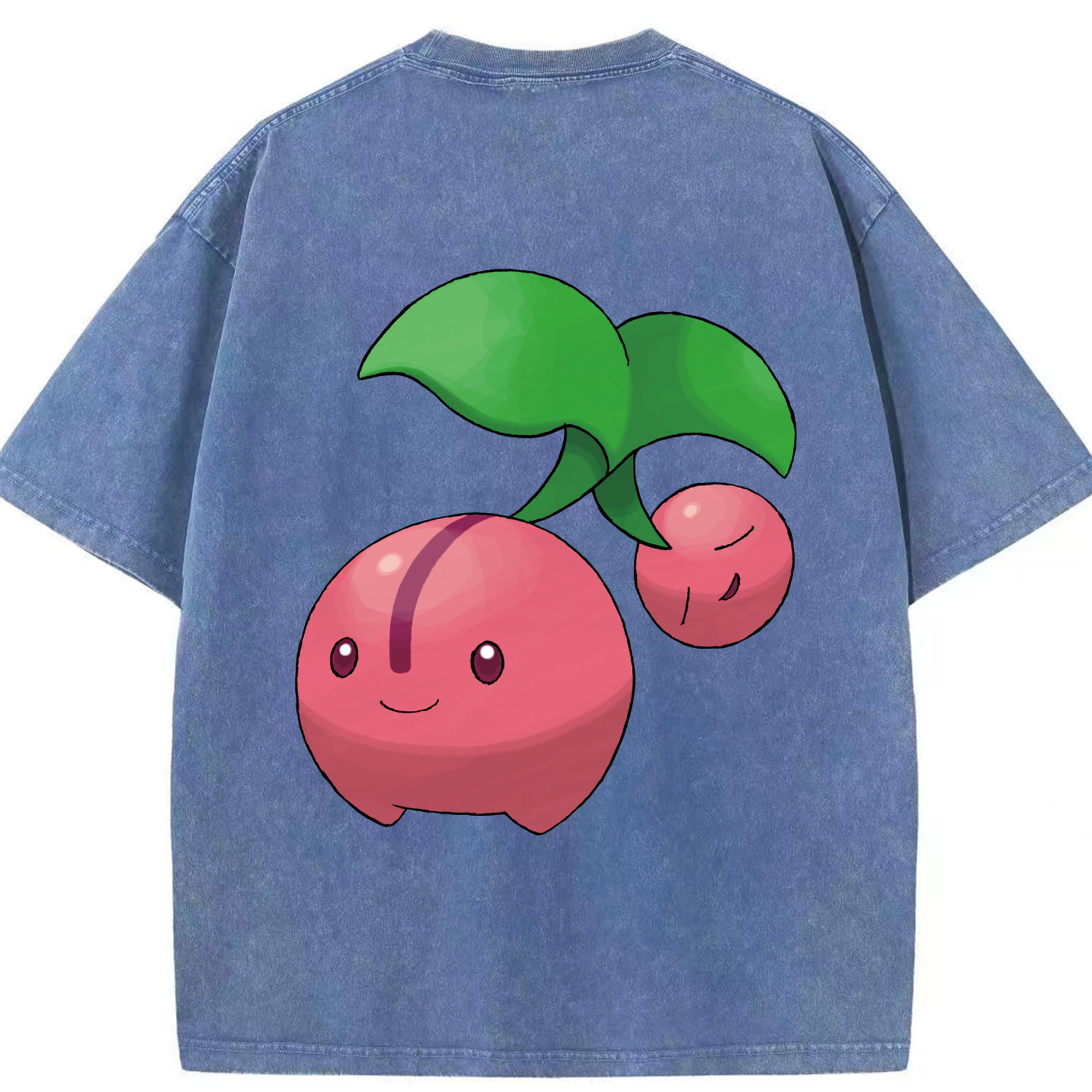 （画像用） ポケットモンスター Pokémon 綿100% ヴィンテージ風 半袖Tシャツ（背面プリント）