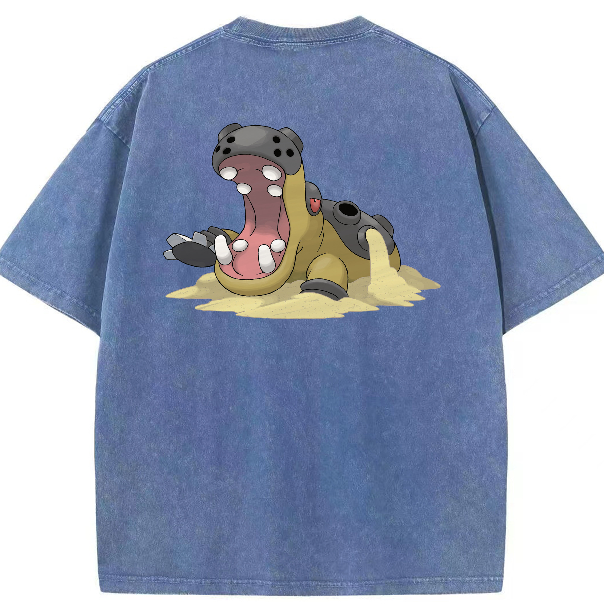 （画像用） ポケットモンスター Pokémon 綿100% ヴィンテージ風 半袖Tシャツ（背面プリント）