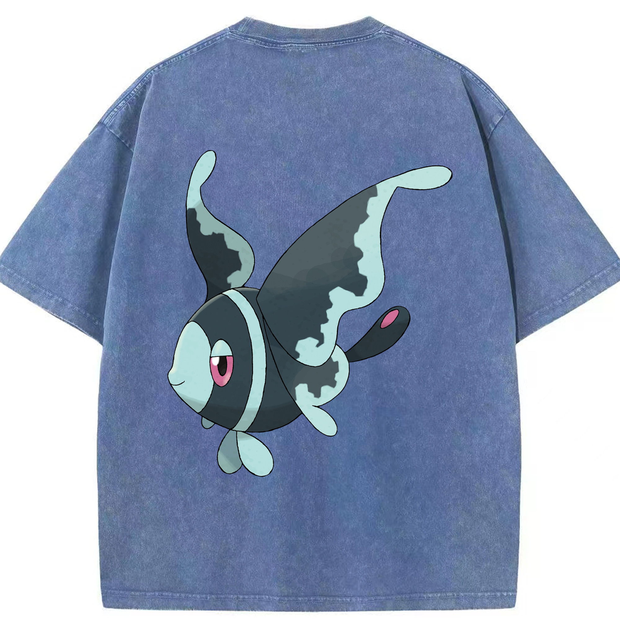 （画像用） ポケットモンスター Pokémon 綿100% ヴィンテージ風 半袖Tシャツ（背面プリント）