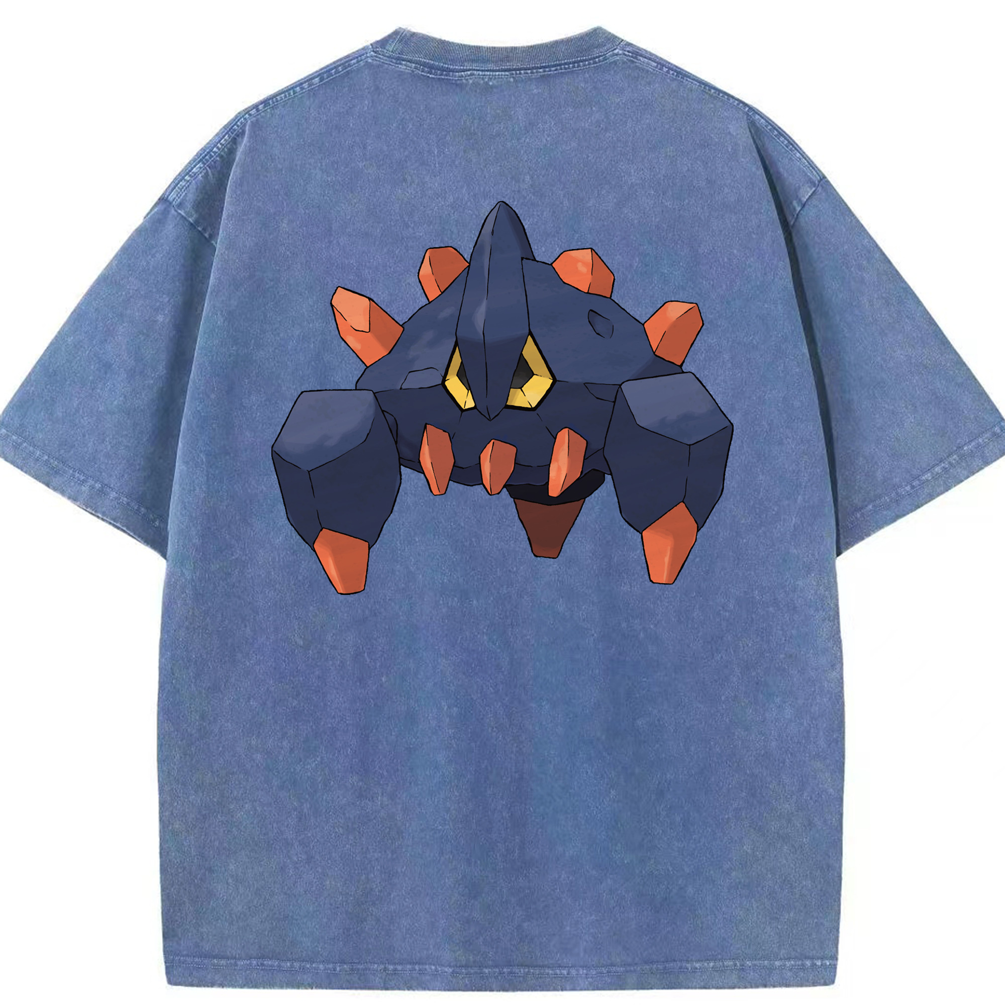 （画像用） ポケットモンスター Pokémon 綿100% ヴィンテージ風 半袖Tシャツ（背面プリント）