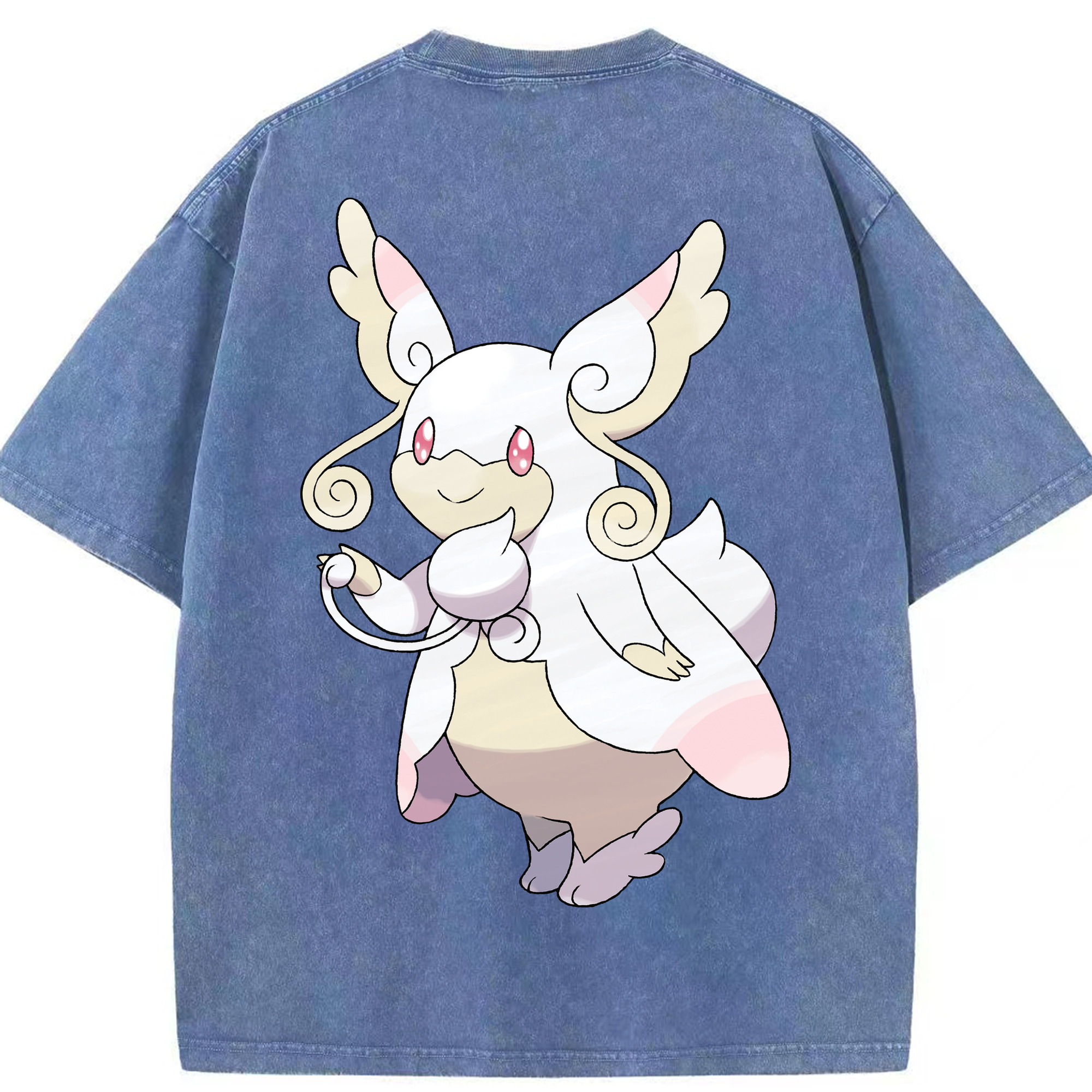 （画像用） ポケットモンスター Pokémon 綿100% ヴィンテージ風 半袖Tシャツ（背面プリント）