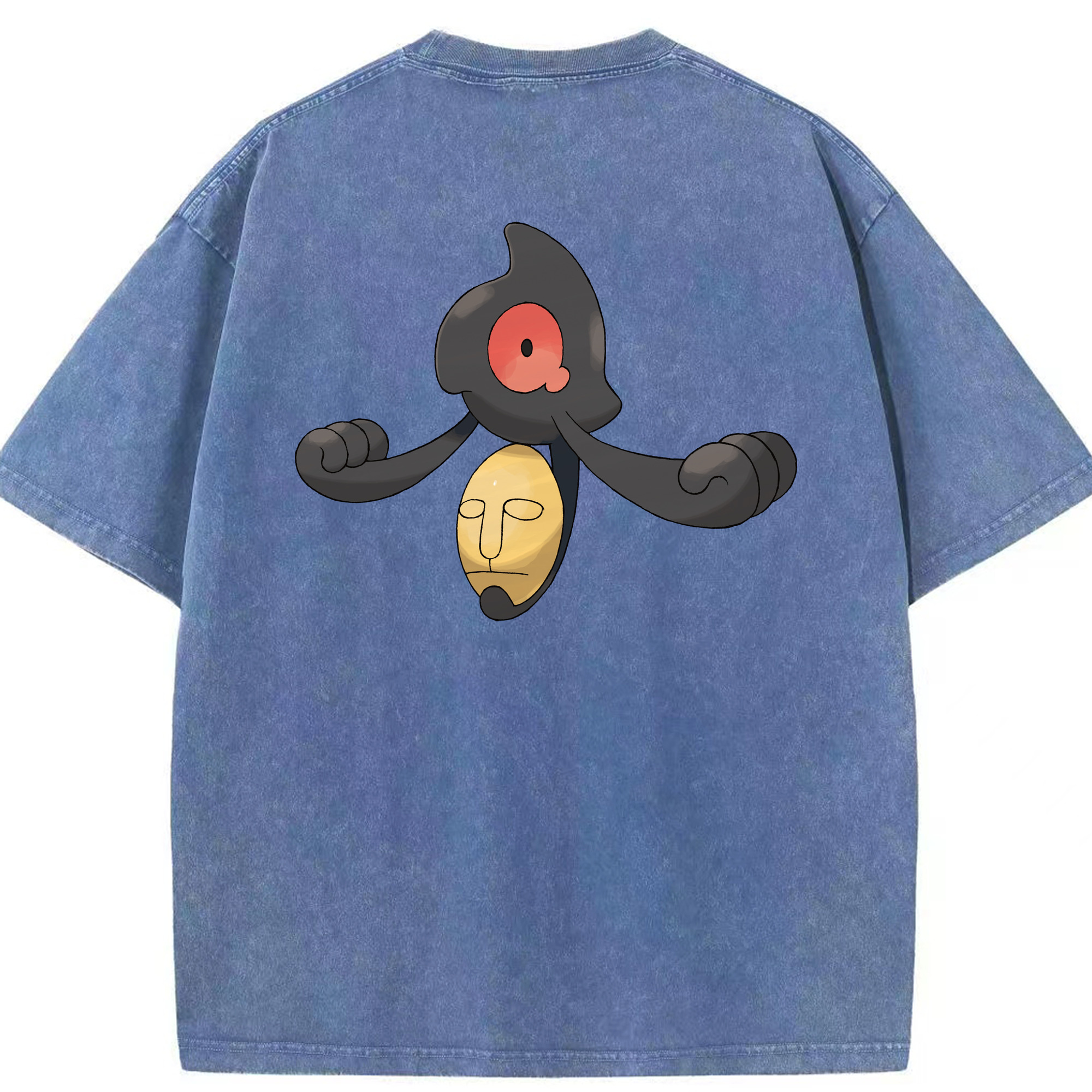 （画像用） ポケットモンスター Pokémon 綿100% ヴィンテージ風 半袖Tシャツ（背面プリント）