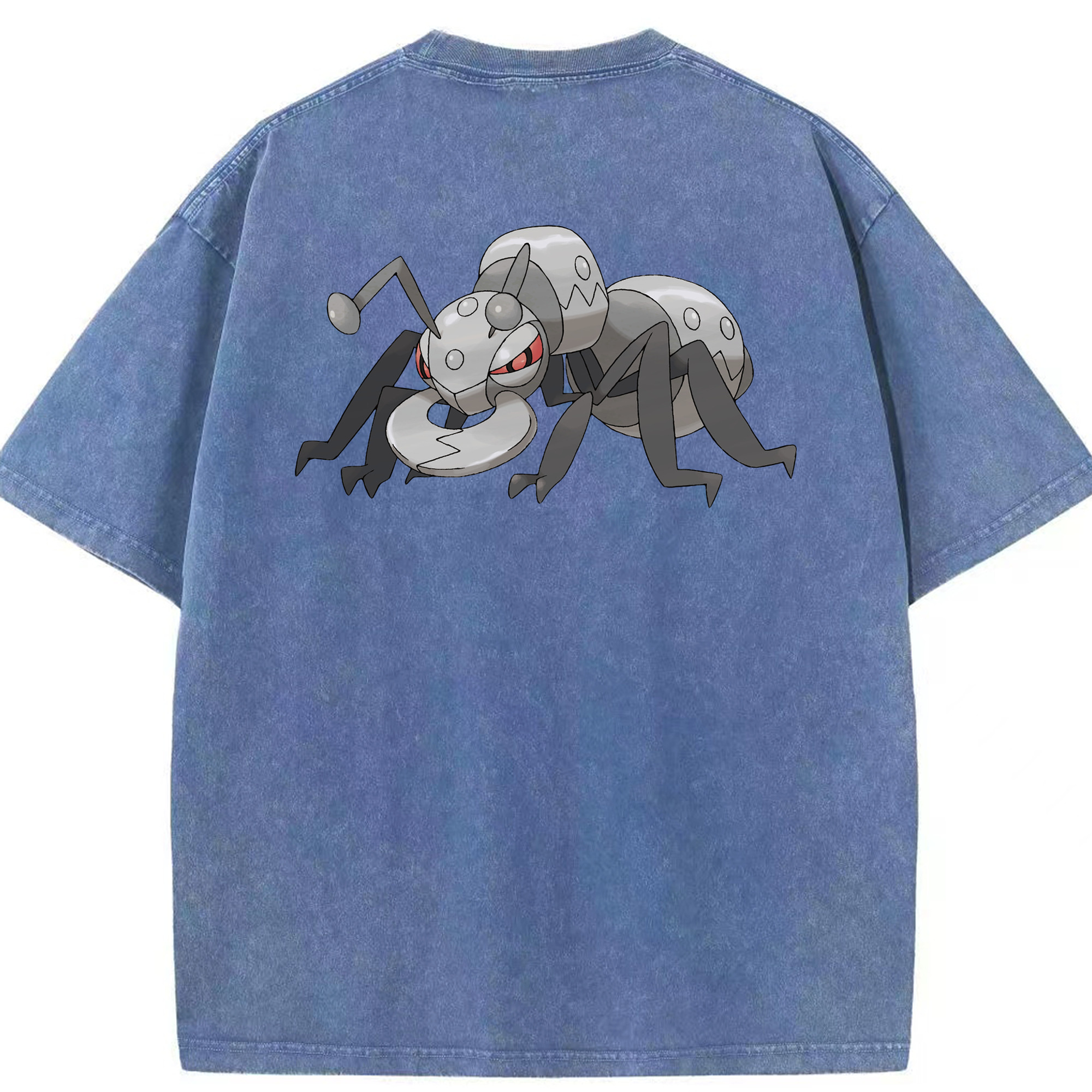 （画像用） ポケットモンスター Pokémon 綿100% ヴィンテージ風 半袖Tシャツ（背面プリント）