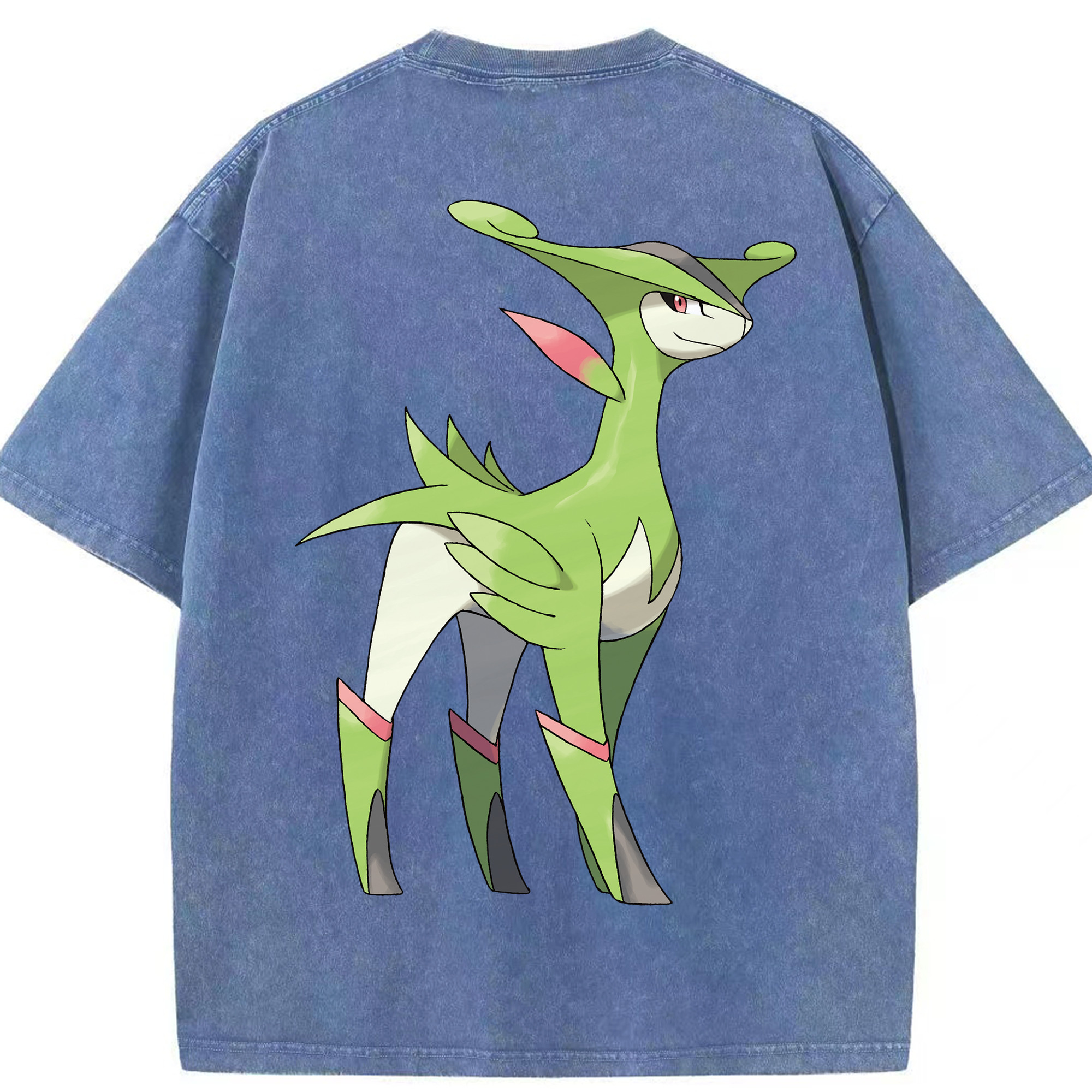 （画像用） ポケットモンスター Pokémon 綿100% ヴィンテージ風 半袖Tシャツ（背面プリント）