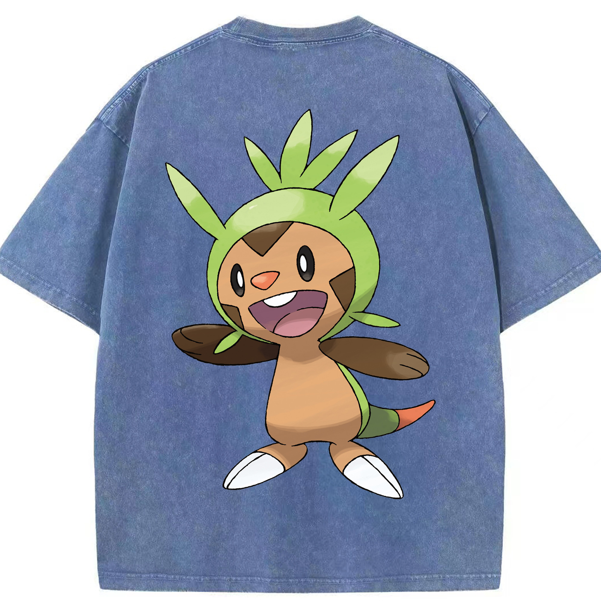 （画像用） ポケットモンスター Pokémon 綿100% ヴィンテージ風 半袖Tシャツ（背面プリント）