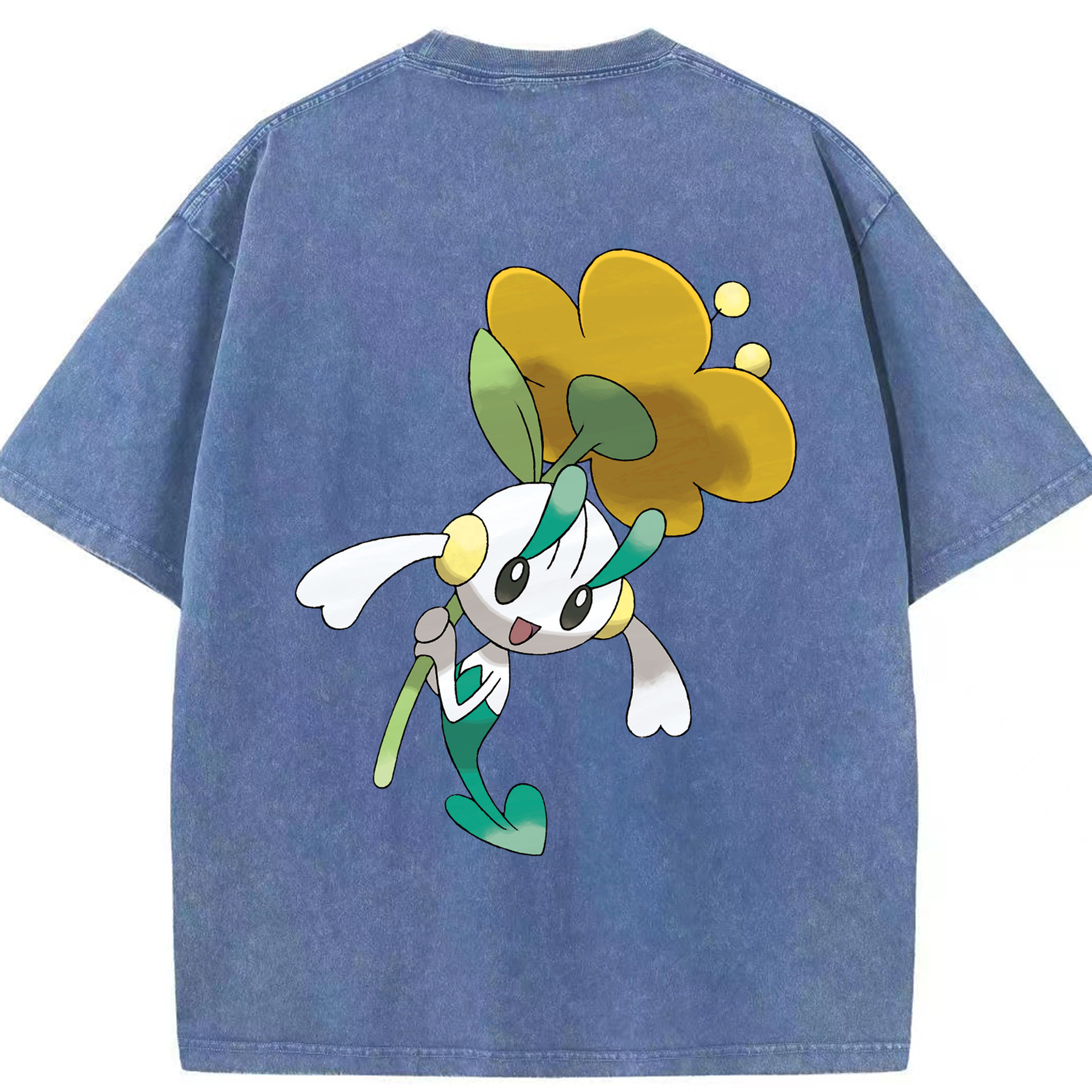 （画像用） ポケットモンスター Pokémon 綿100% ヴィンテージ風 半袖Tシャツ（背面プリント）